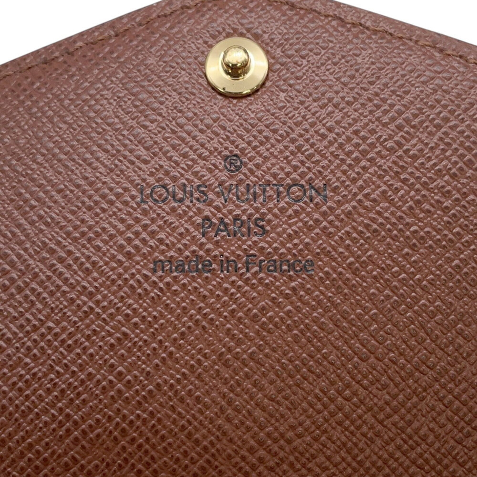 Louis Vuitton Monogram Brown Monogram Long Wallet (Bi-Fold) (Pre-Owned)
