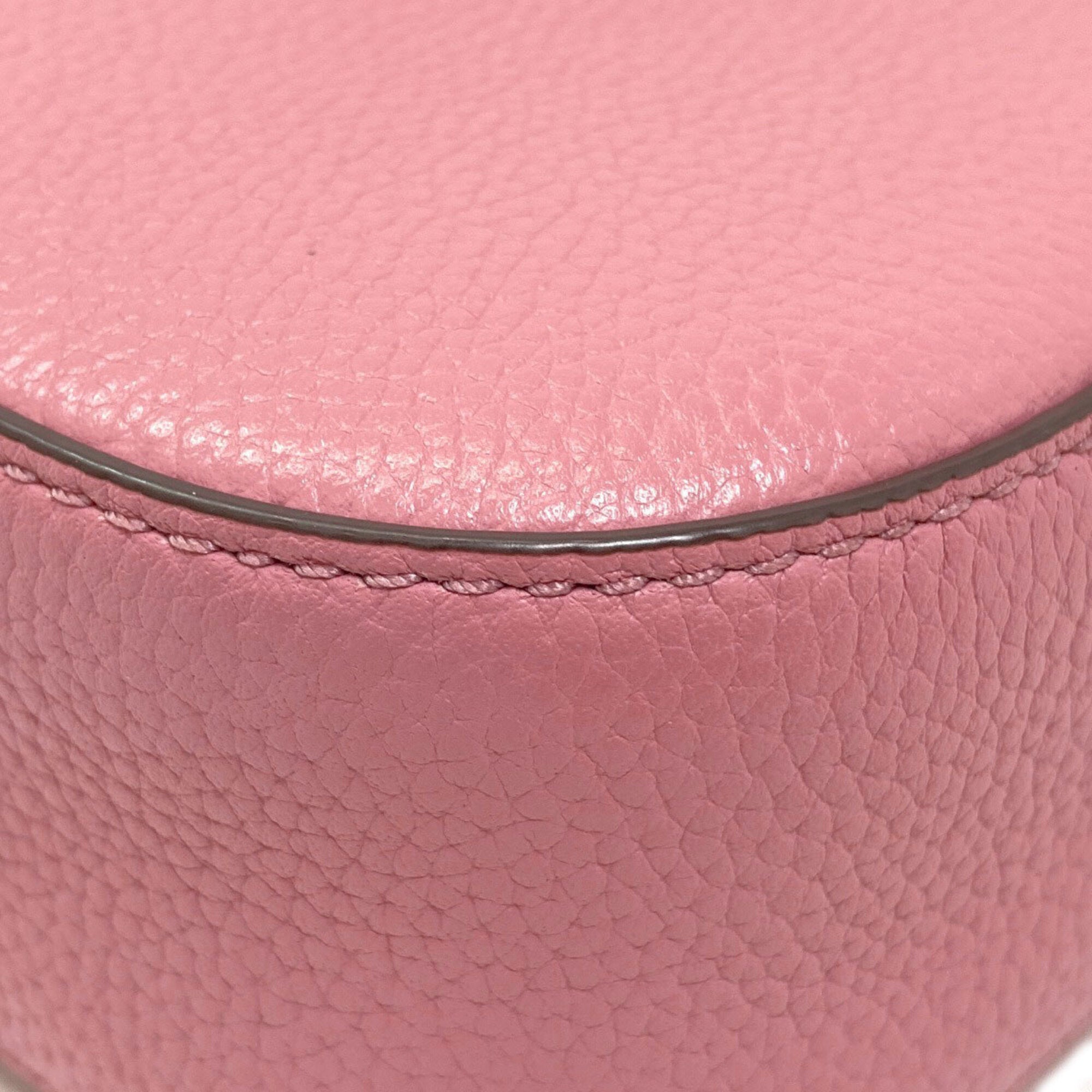 Tory Burch Pink Leather Shoulder Bag (Pre-Owned)