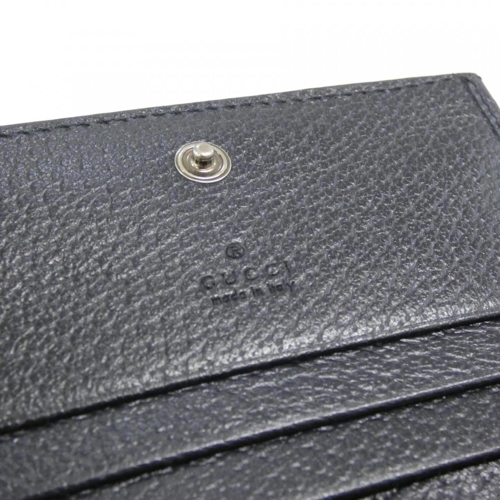 Gucci Beige Blue Gg Supreme Canvas Wallet (Bi-Fold) (Pre-Owned)