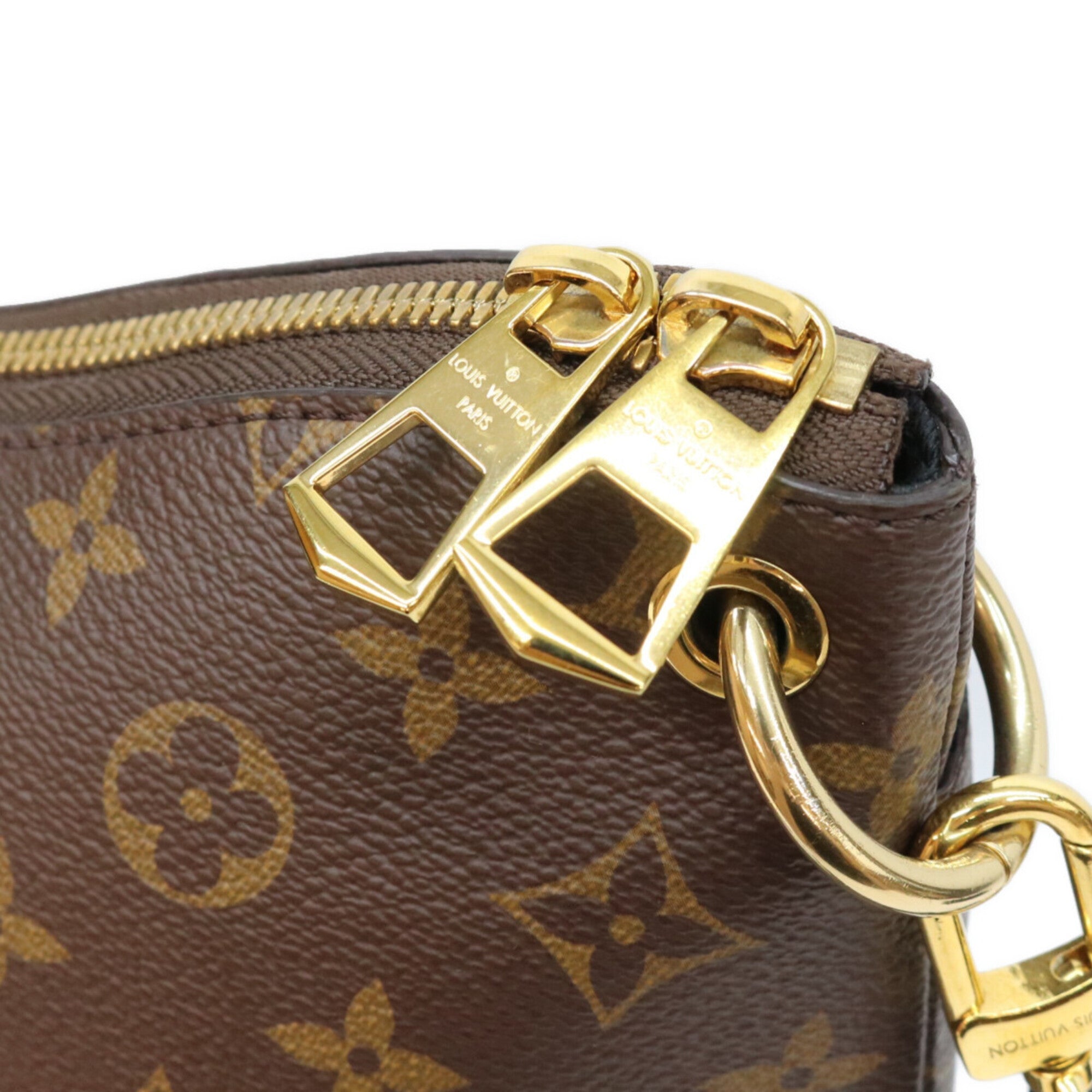 Louis Vuitton Brown Monogram Shoulder Bag (Pre-Owned)