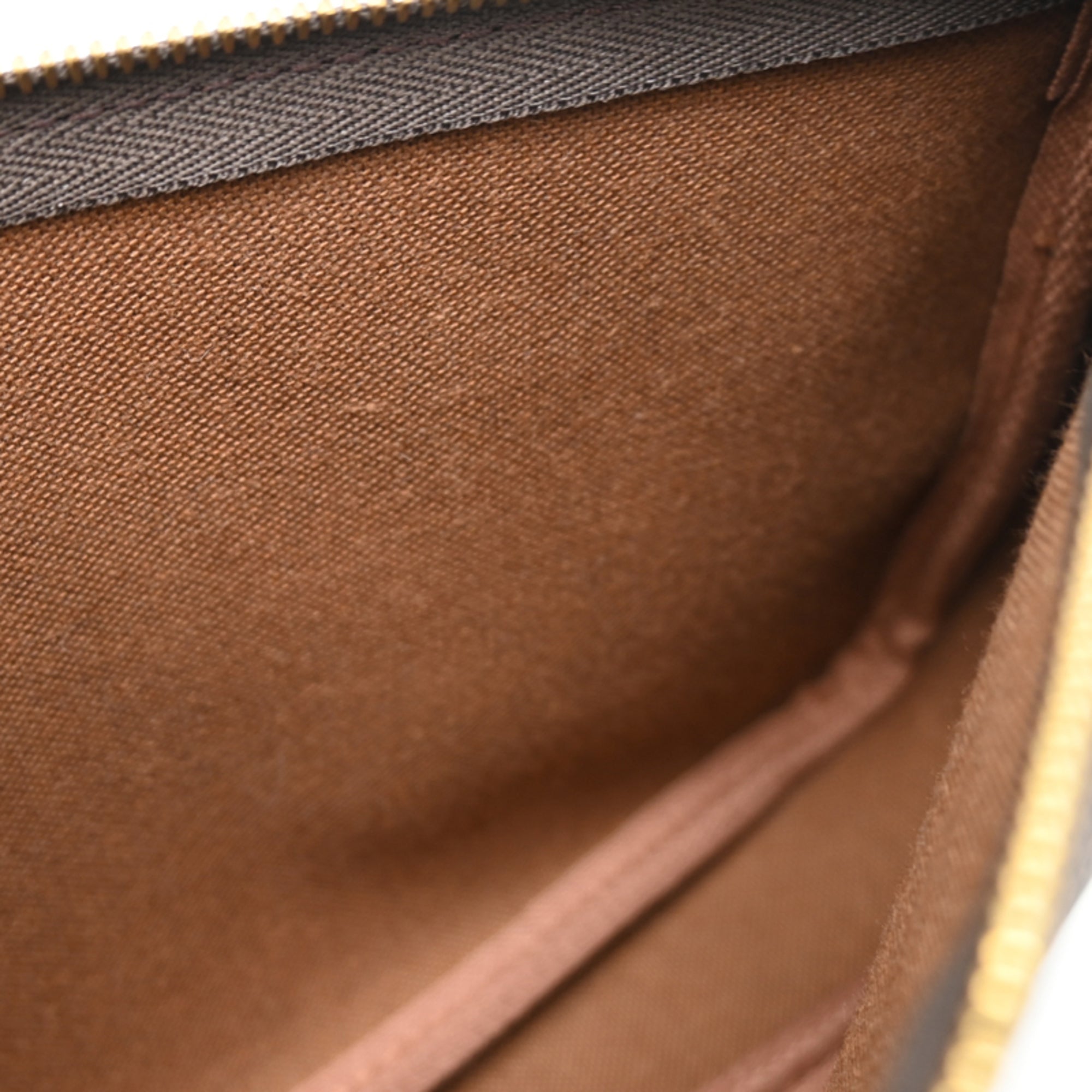 Louis Vuitton Brown Monogram Pochette Shoulder Bag (Pre-Owned)