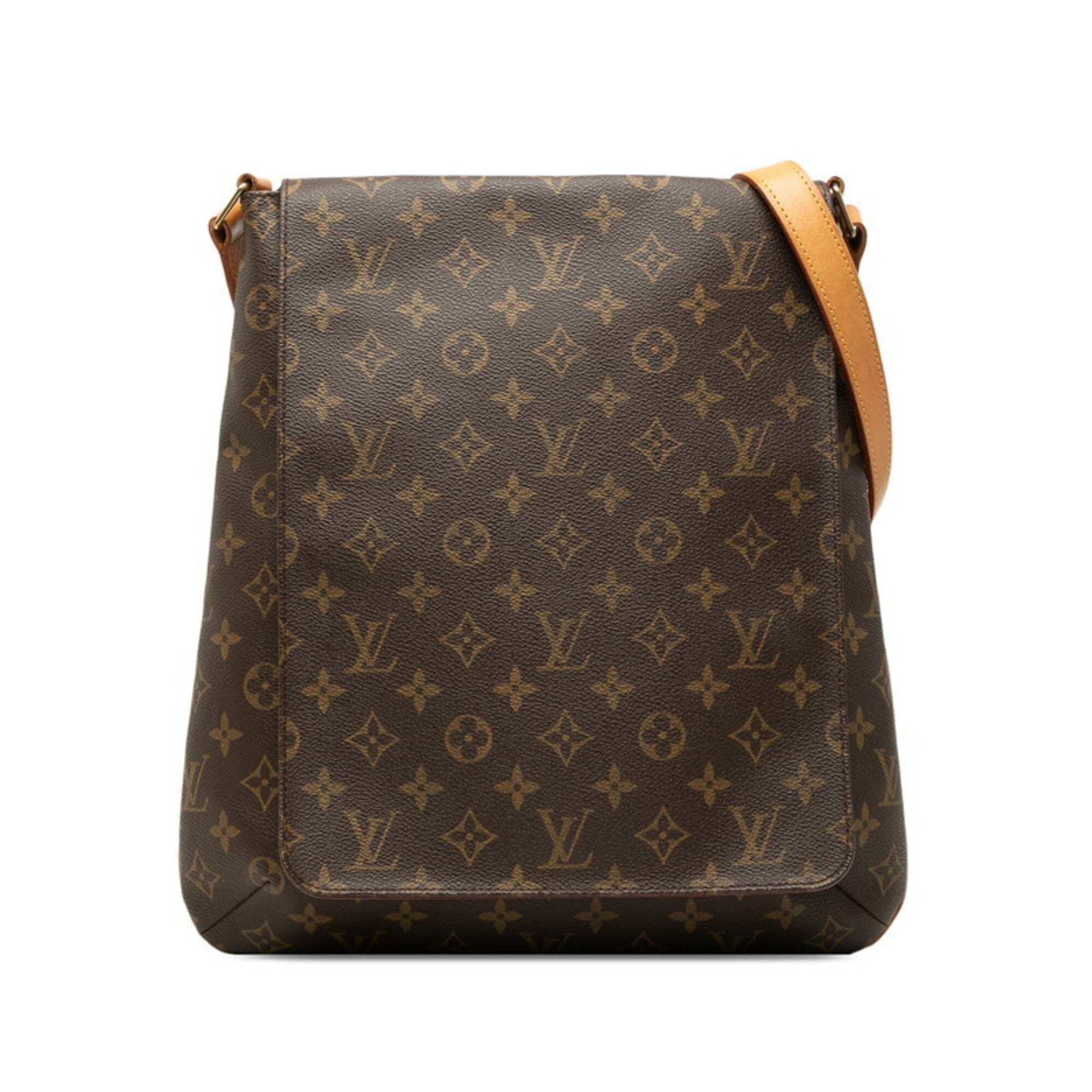 Louis Vuitton Brown Pvc Leather Shoulder Bag (Pre-Owned)
