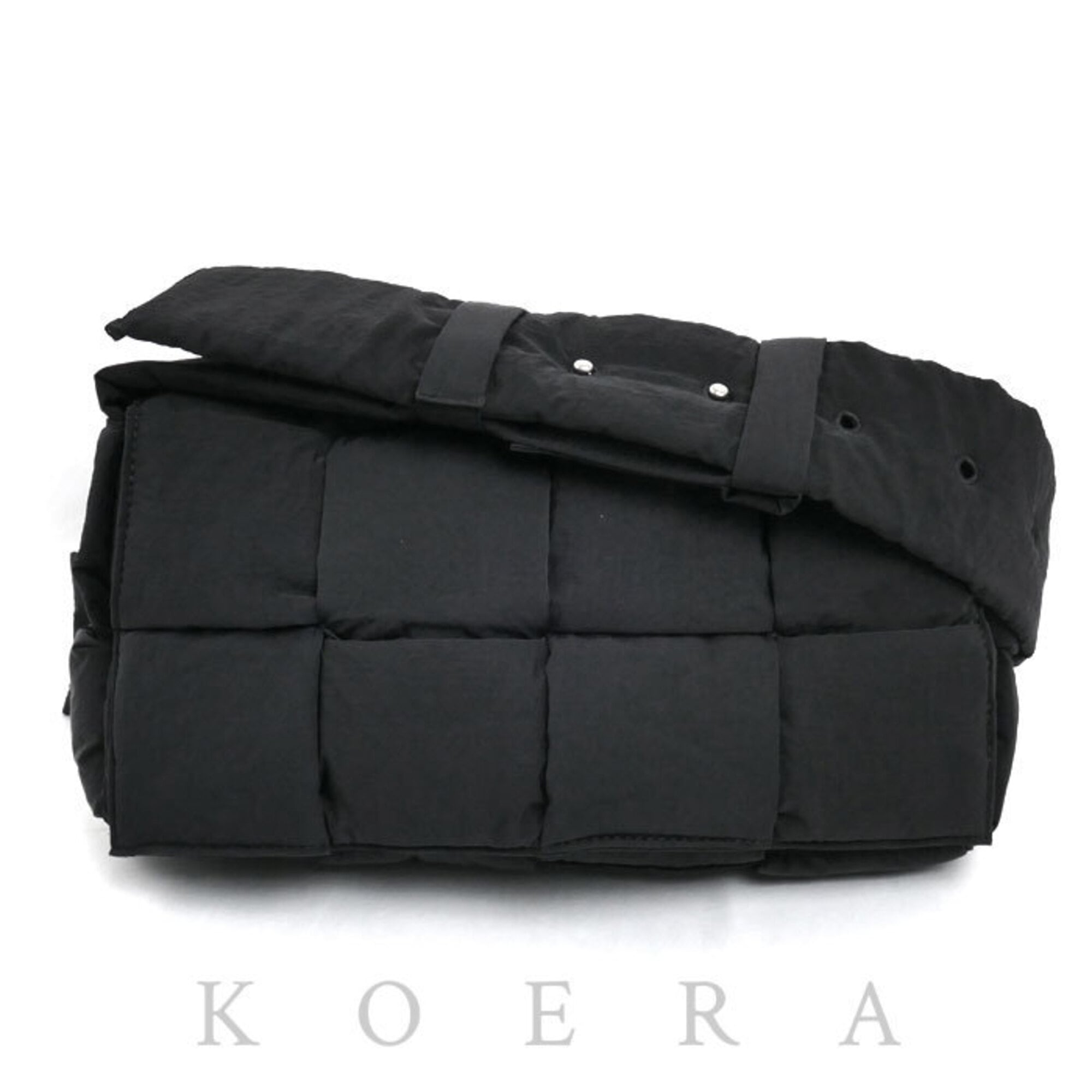 Bottega Veneta Black Polyamide Pouch Shoulder Bag (Pre-Owned)