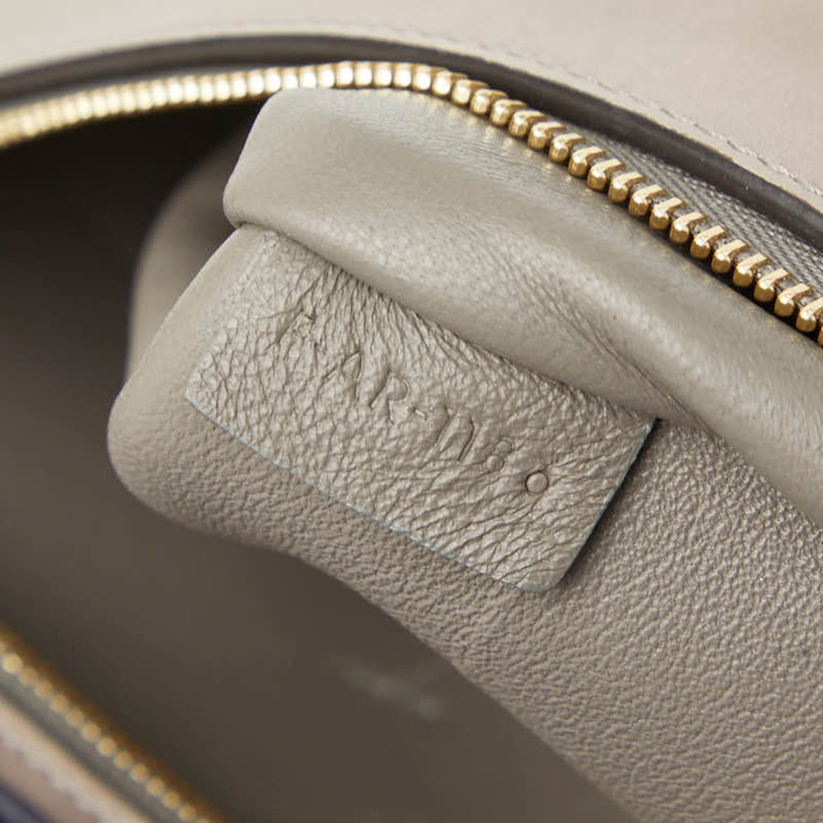Celine Beige Black Gray Leather Handbag Shoulder Bag (Pre-Owned)