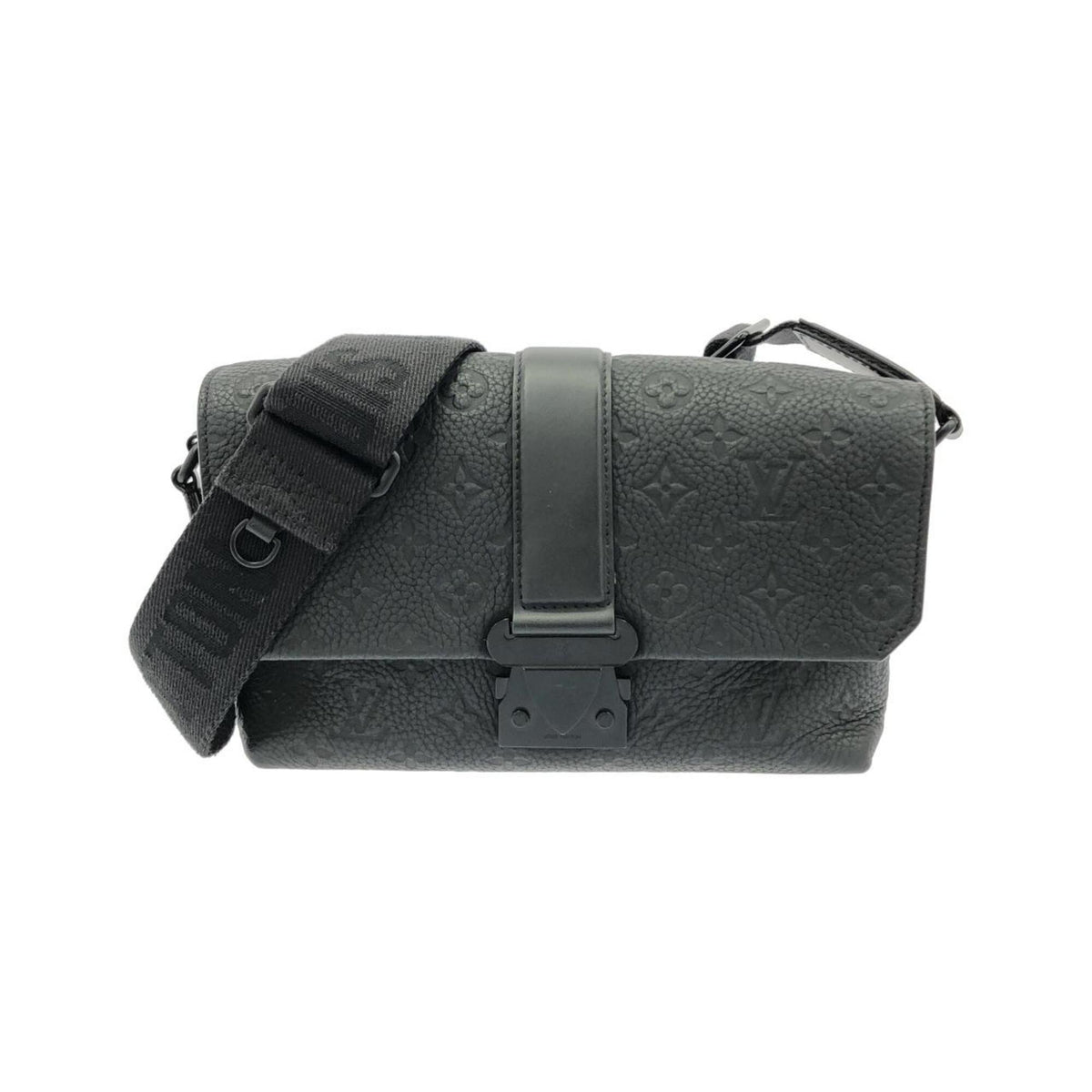 Louis Vuitton Taurillon Black Leather Shoulder Bag (Pre-Owned)