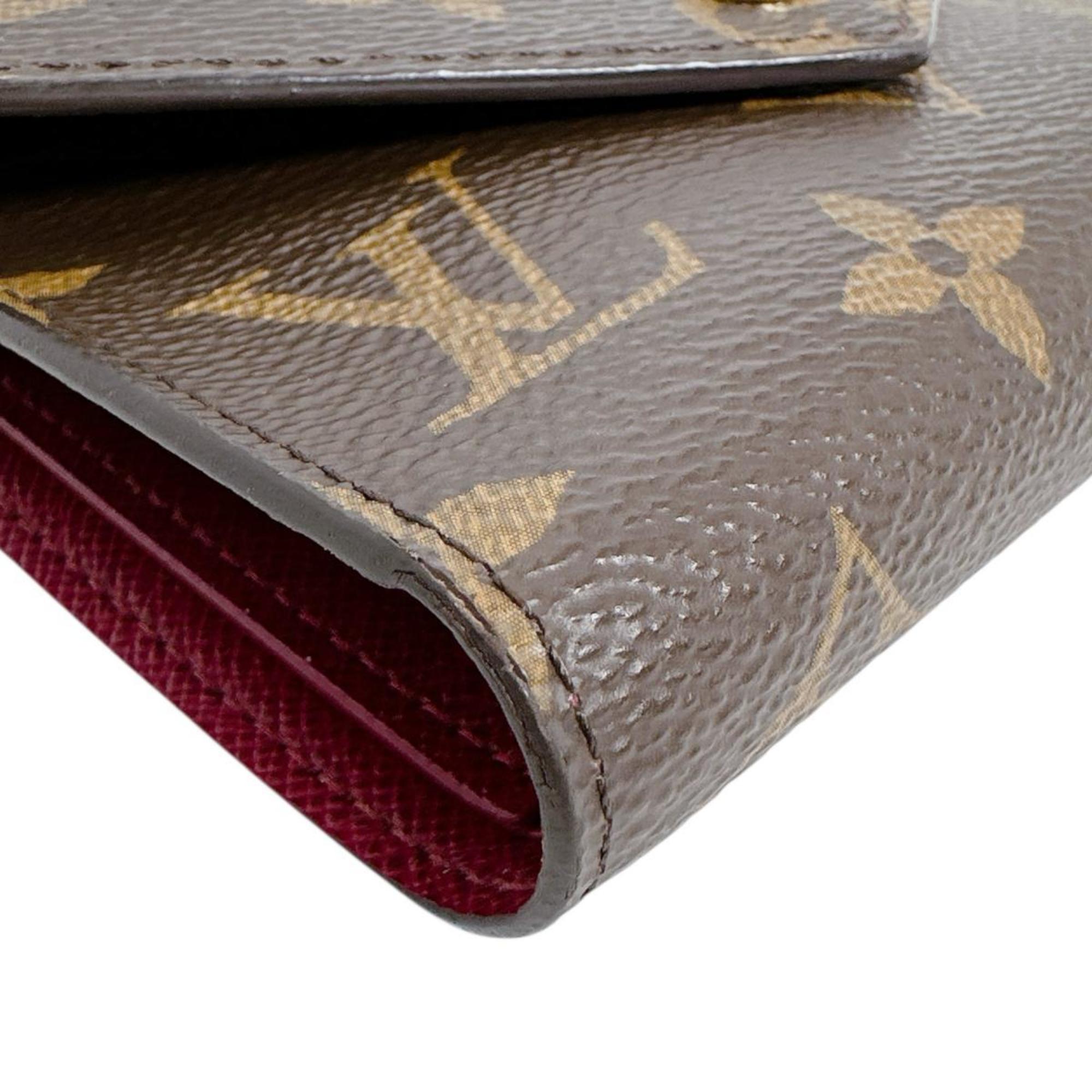 Louis Vuitton Brown Monogram Canvas Wallet (Bi-Fold) (Pre-Owned)