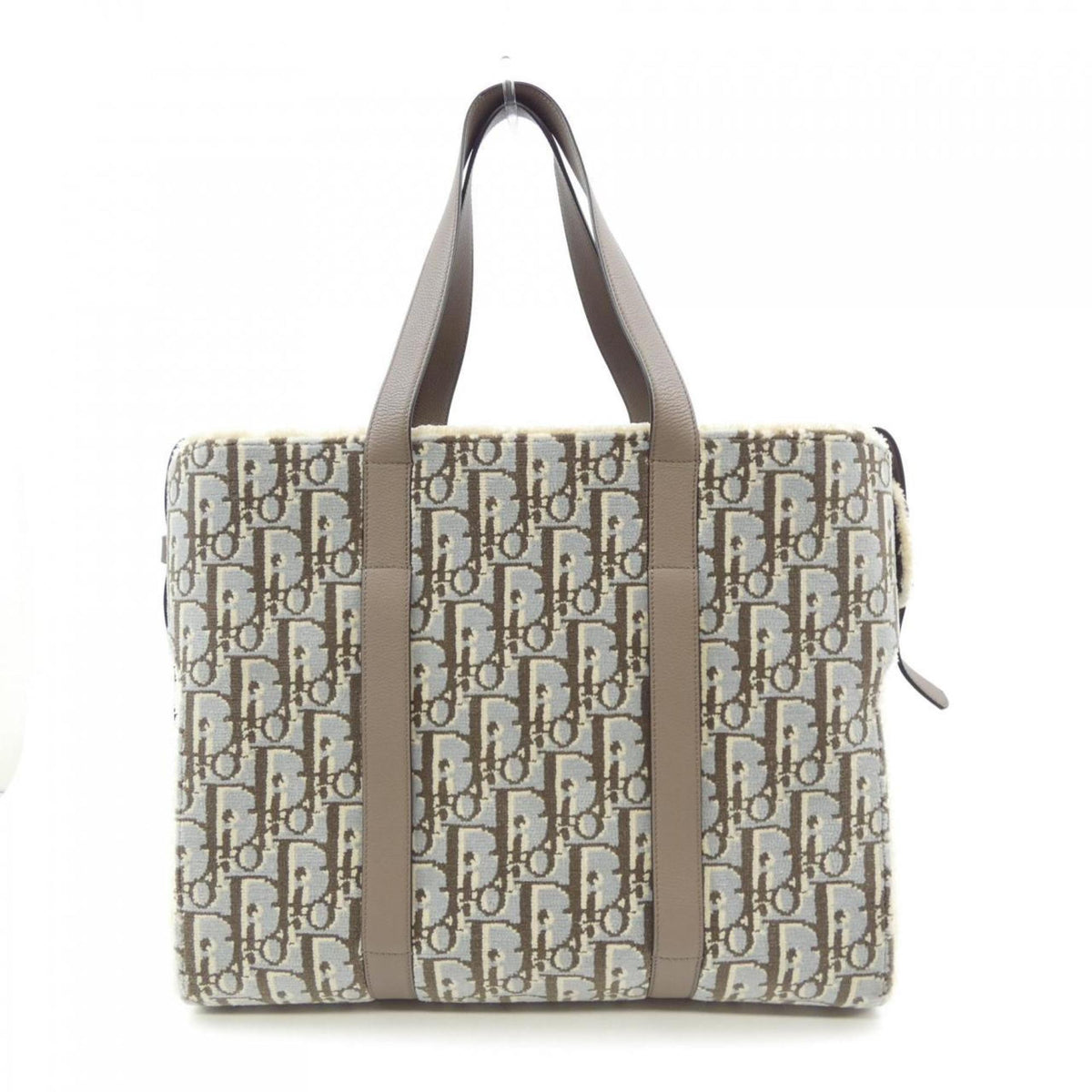 Christian Dior Blue Brown Handbag (Pre-Owned)
