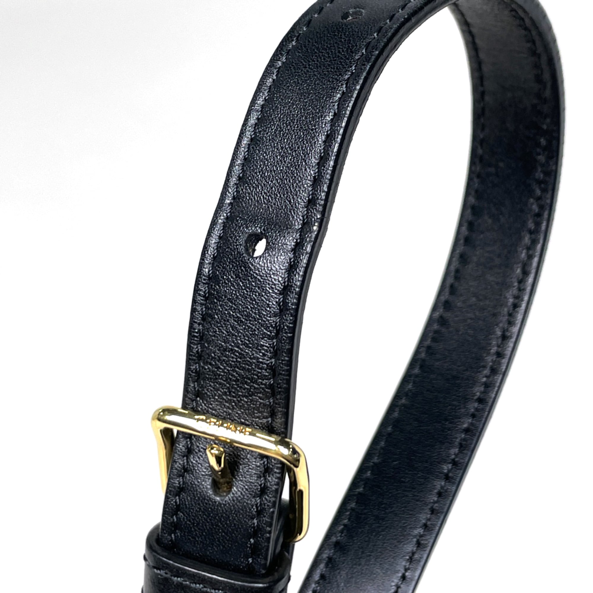 Celine Black Leather Shoulder Bag (Pre-Owned)