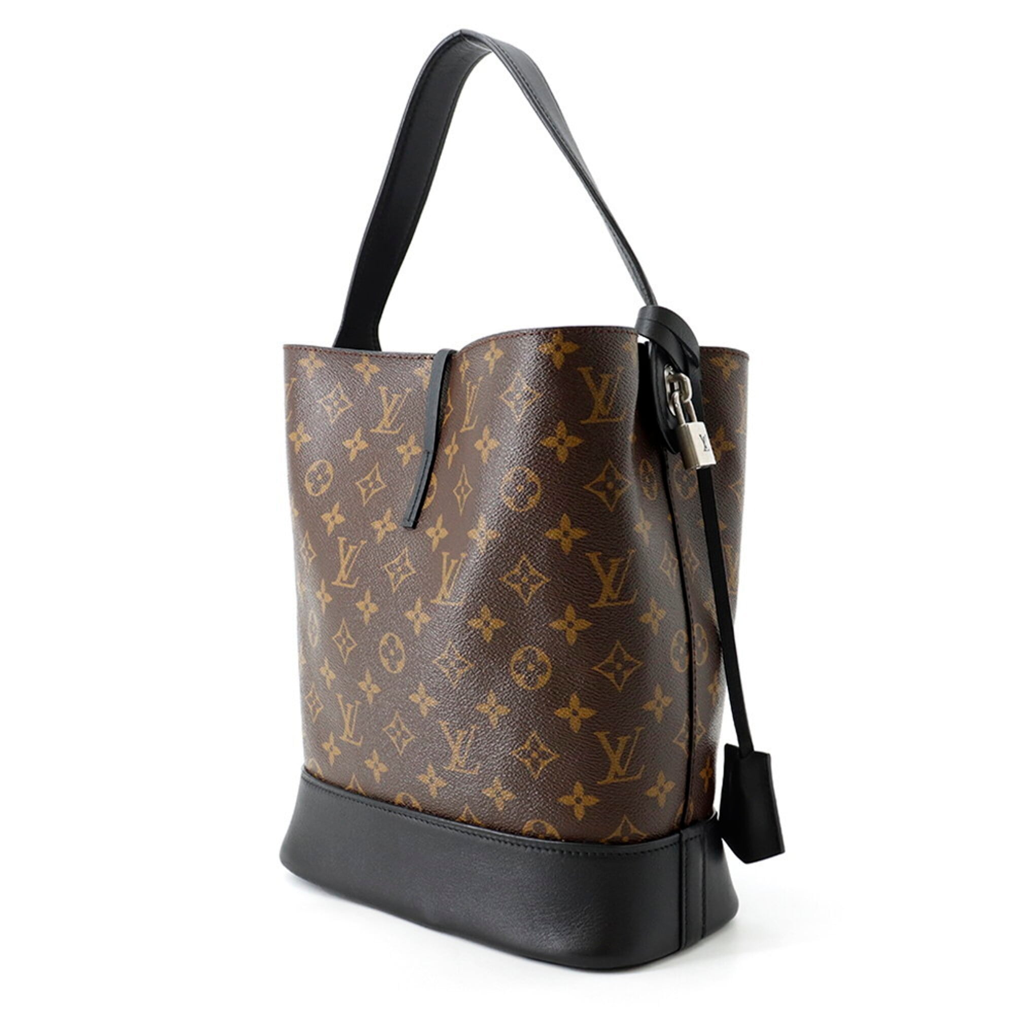 Louis Vuitton Noir Monogram Handbag Pouch Shoulder Bag (Pre-Owned)