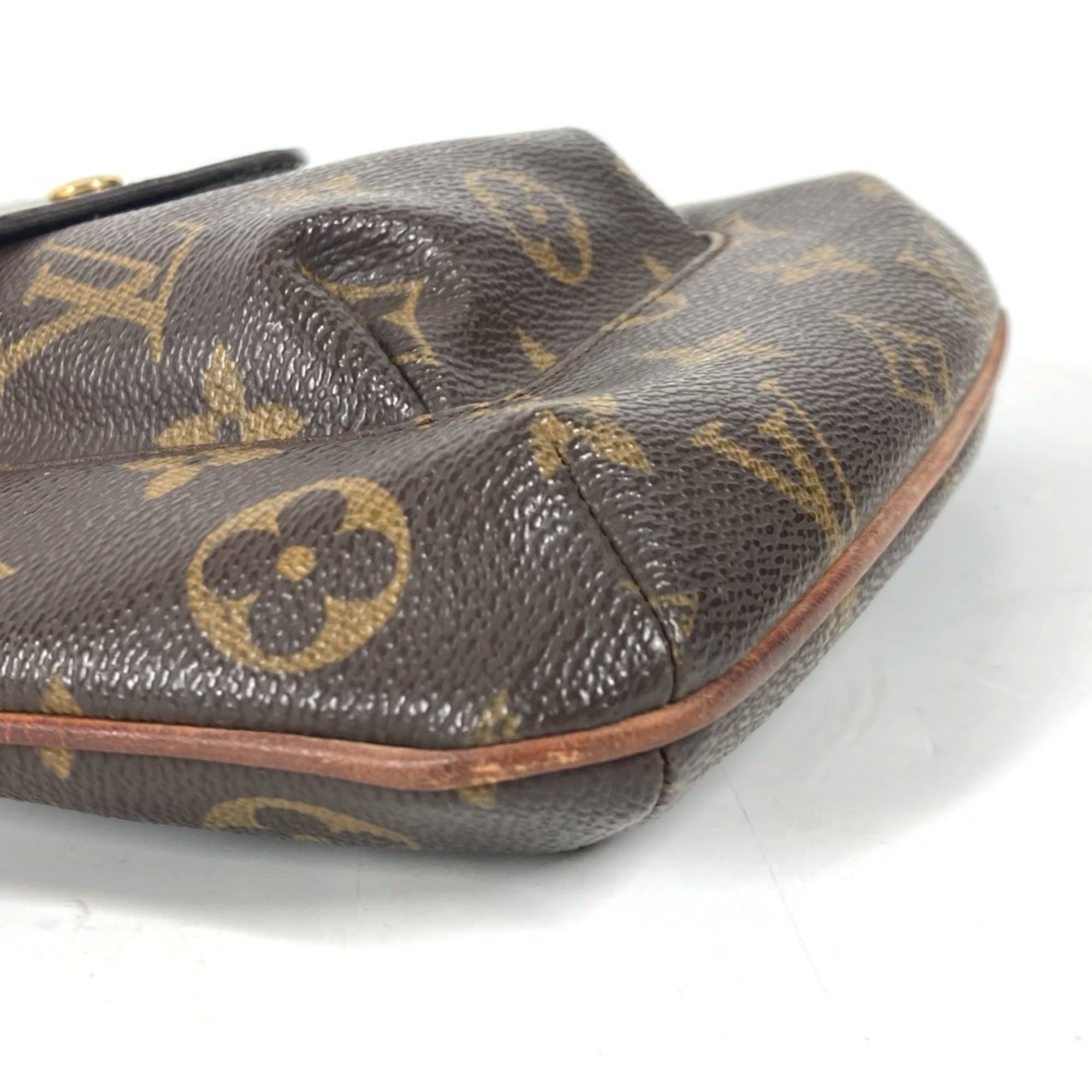 Louis Vuitton Brown Monogram Canvas Clutch Bag Pouch (Pre-Owned)