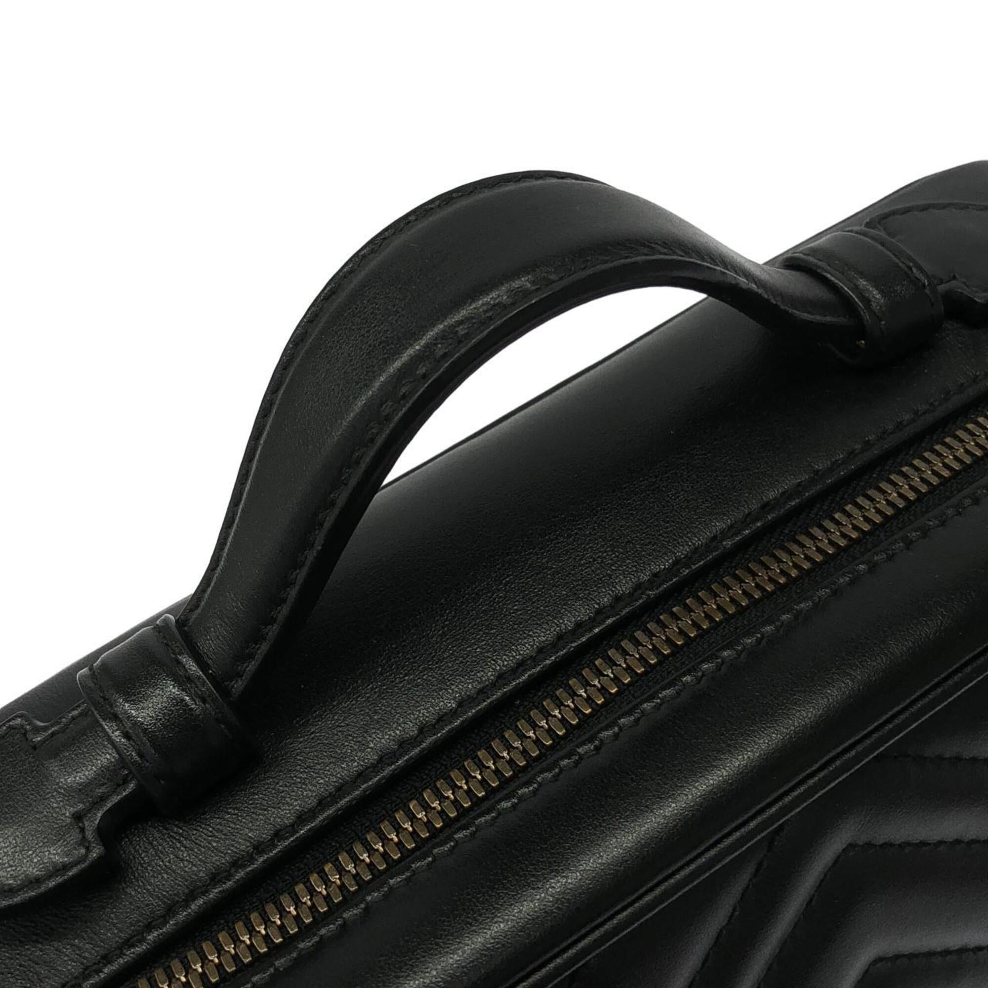 Gucci Black Leather Shoulder Bag (Pre-Owned)