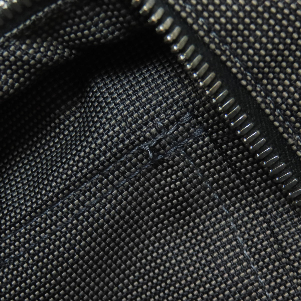 Hermes Gray Canvas Handbag (Pre-Owned)