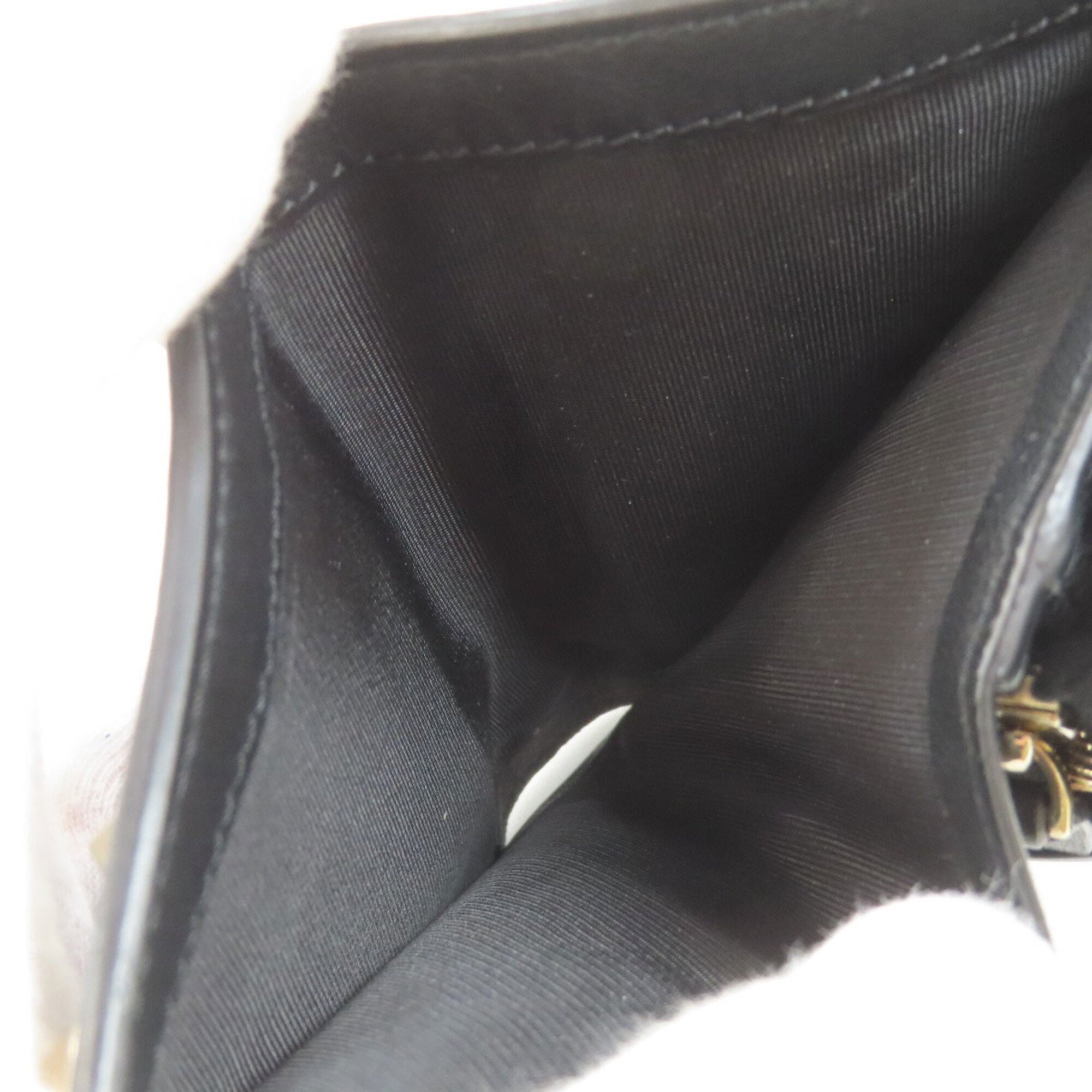 Valentino Garavani Black Leather Wallet (Bi-Fold) (Pre-Owned)