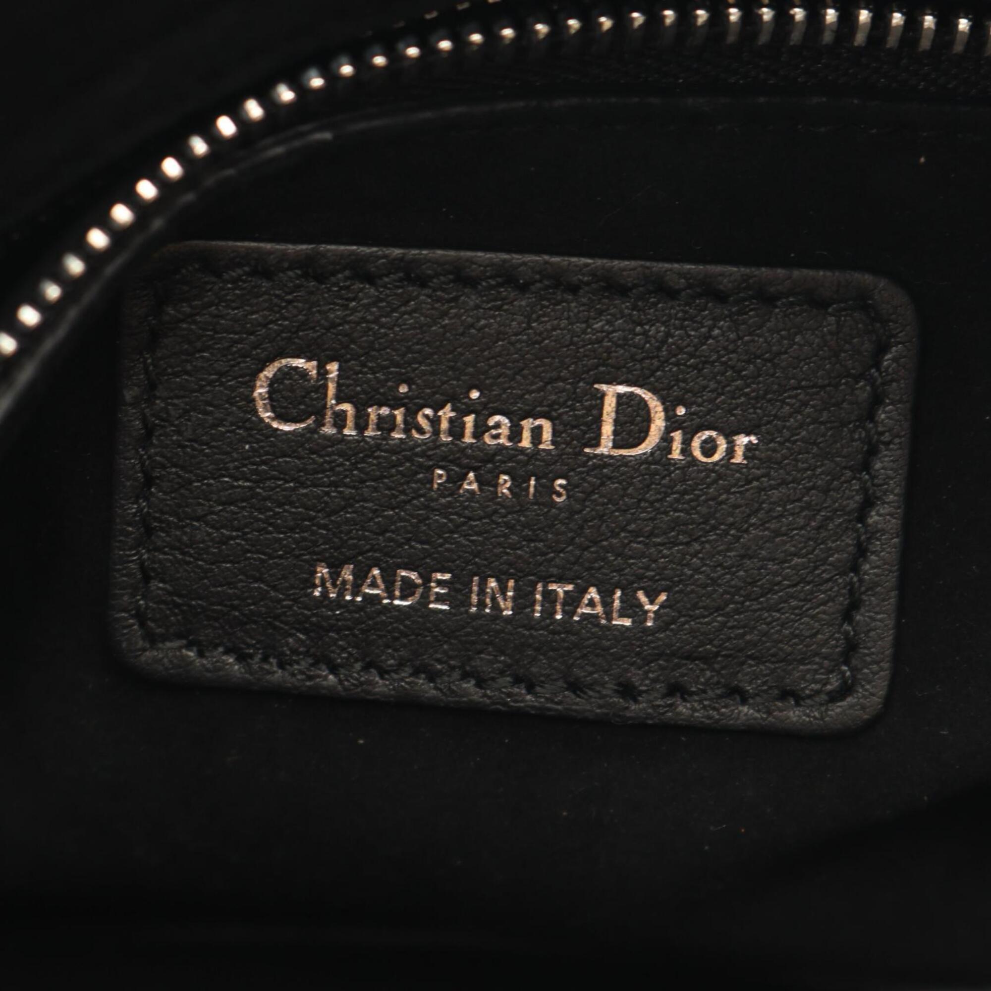 Christian Dior Black Leather Handbag (Pre-Owned)