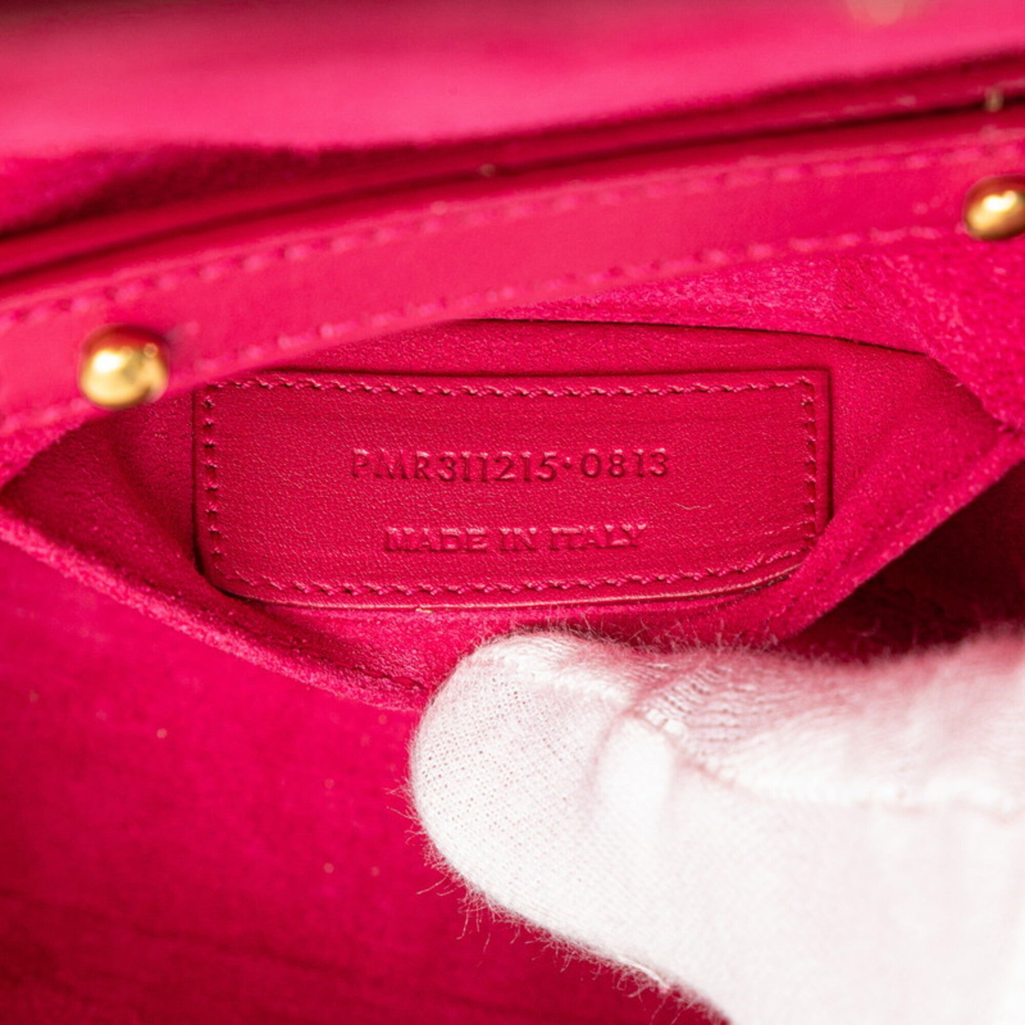 Saint Laurent Gold Pink Leather Shoulder Bag (Pre-Owned)