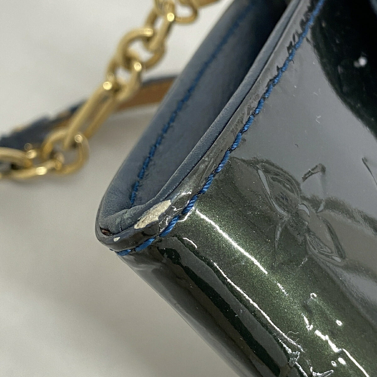 Louis Vuitton Blue Nuit Handbag (Pre-Owned)