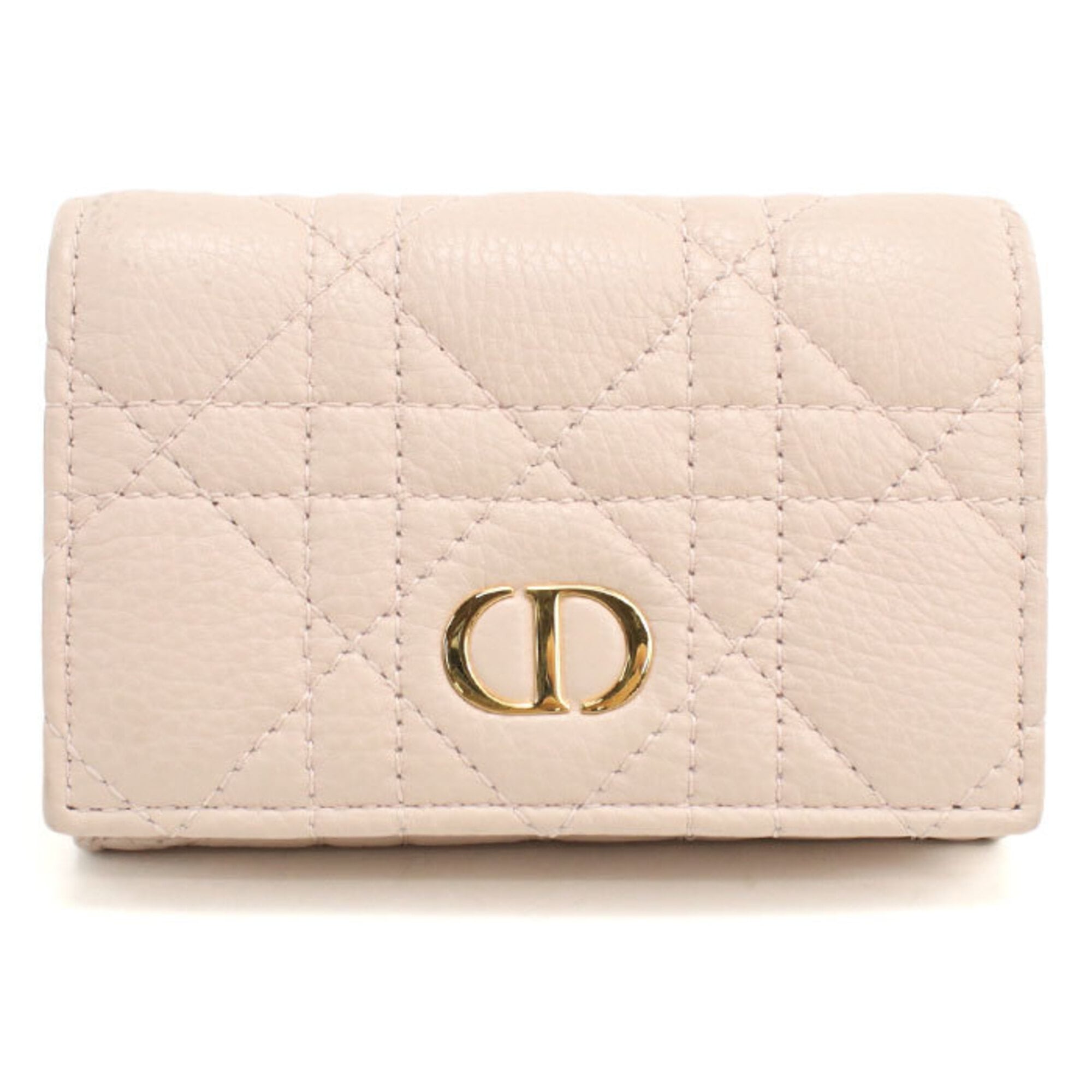 Christian Dior Pink Leather Wallet (Bi-Fold) (Pre-Owned)