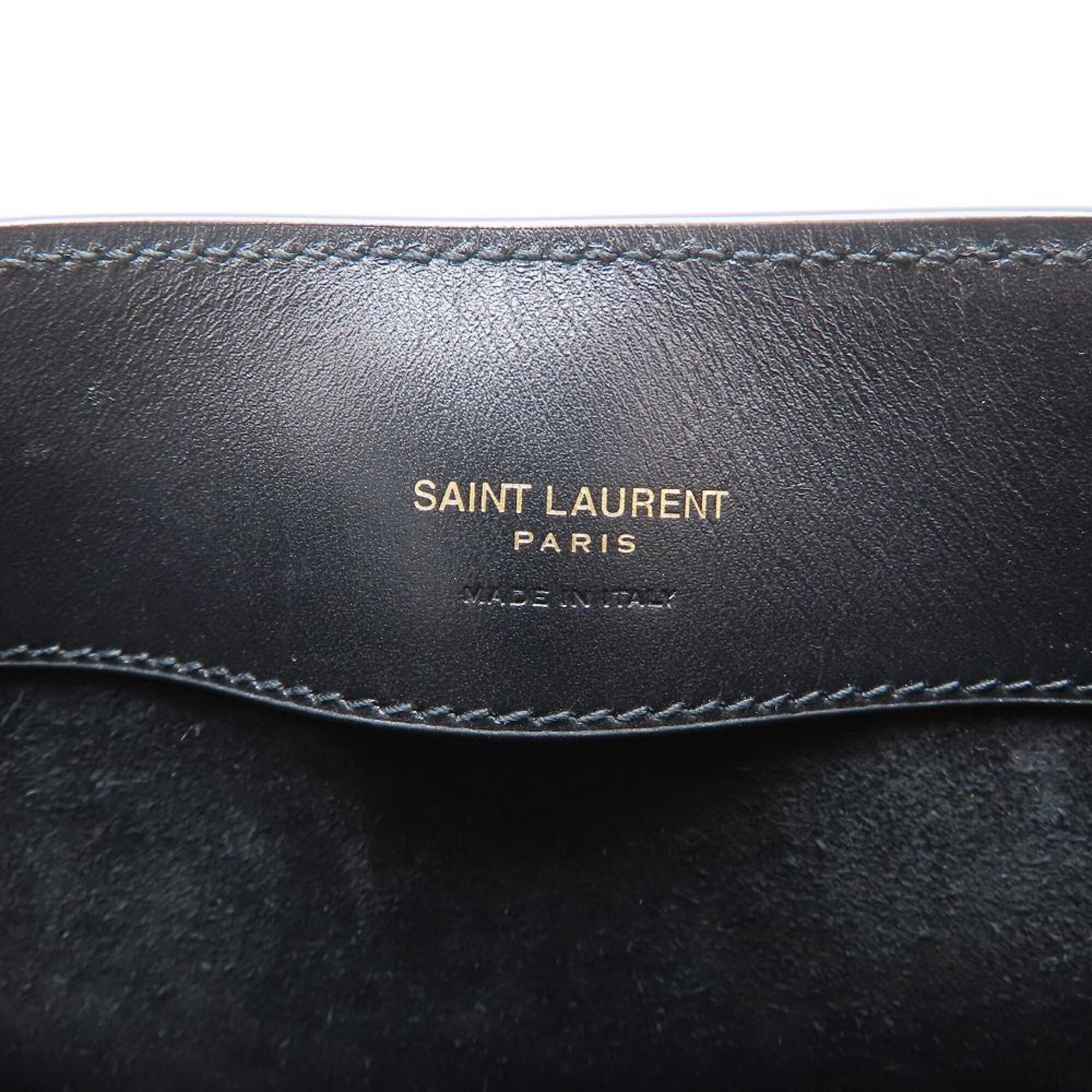 Yves Saint Laurent Black Leather Shoulder Bag (Pre-Owned)