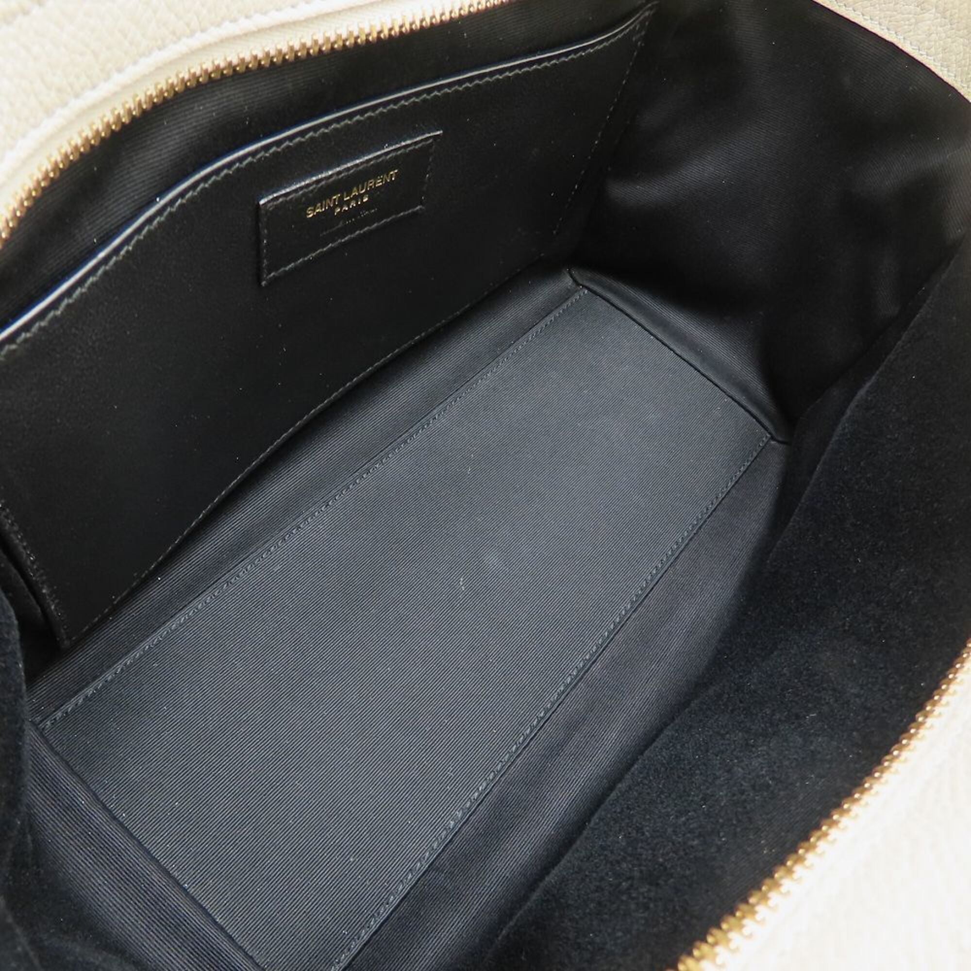 Yves Saint Laurent Ivory Leather Handbag (Pre-Owned)
