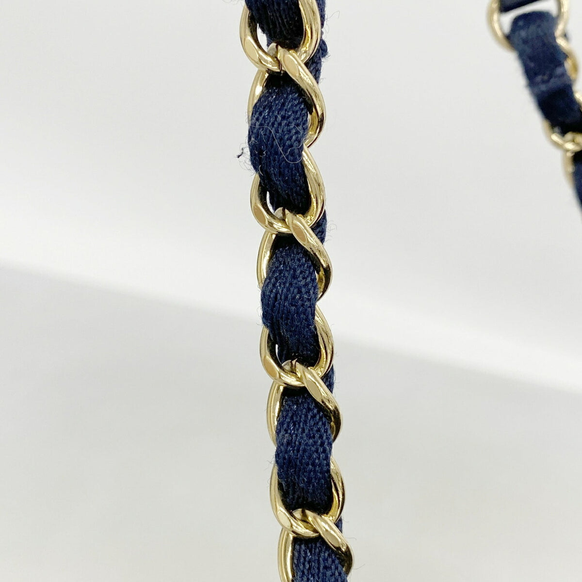 Chanel Navy Denim Tote Bag (Pre-Owned)