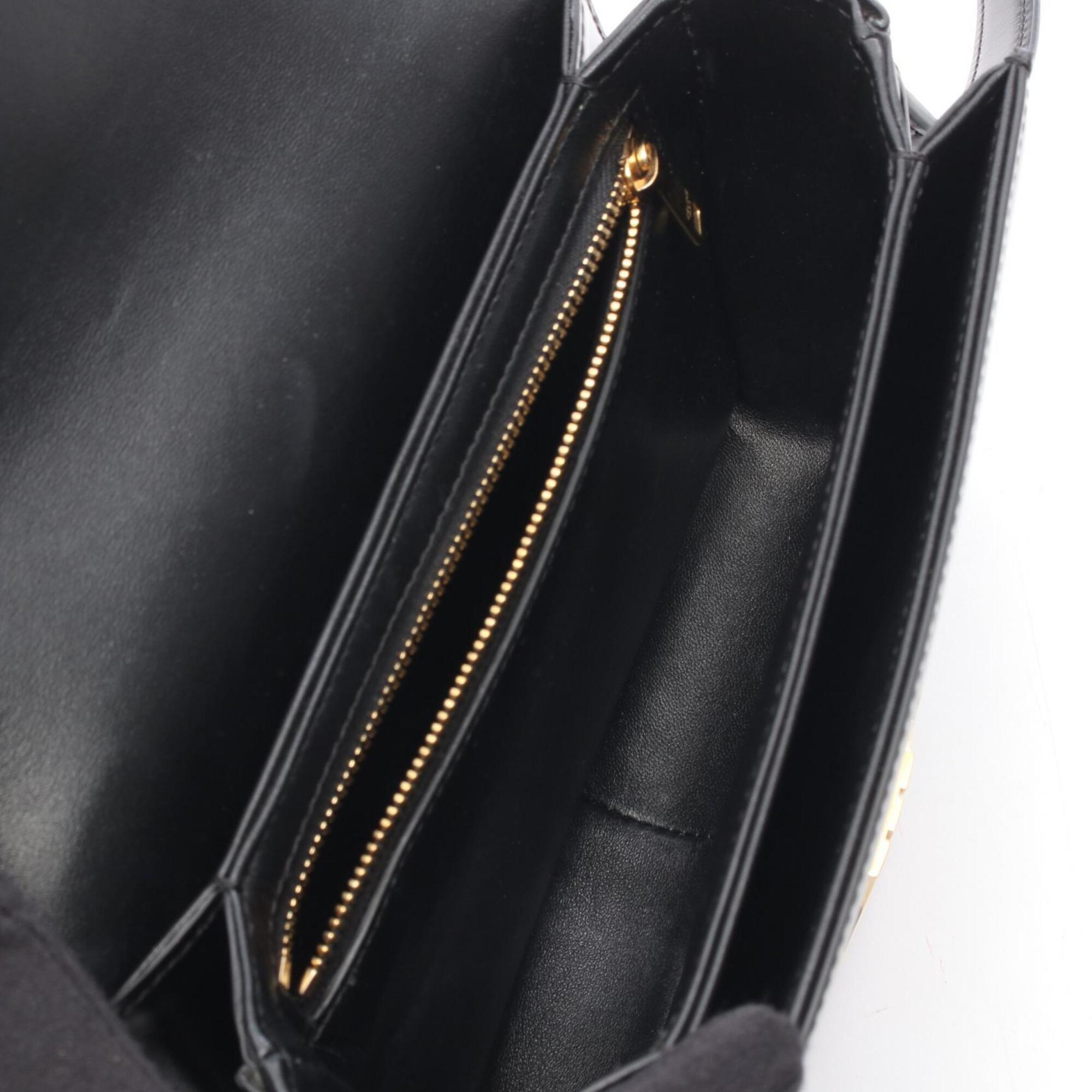 Celine Black Leather Handbag Shoulder Bag (Pre-Owned)