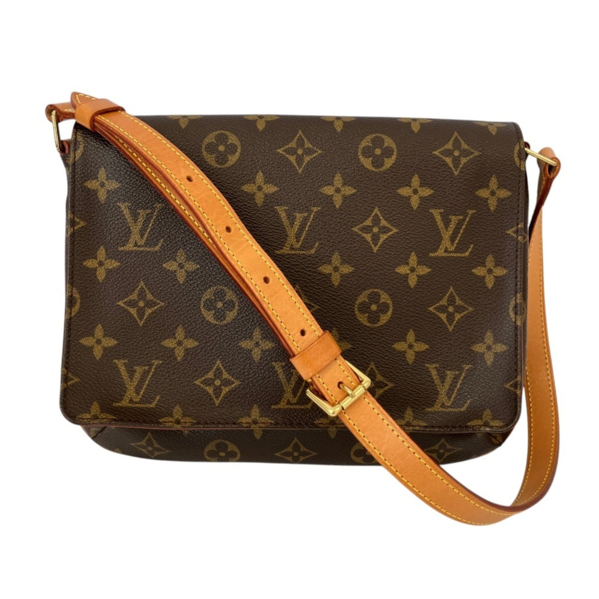 Louis Vuitton Brown Monogram Shoulder Bag (Pre-Owned)