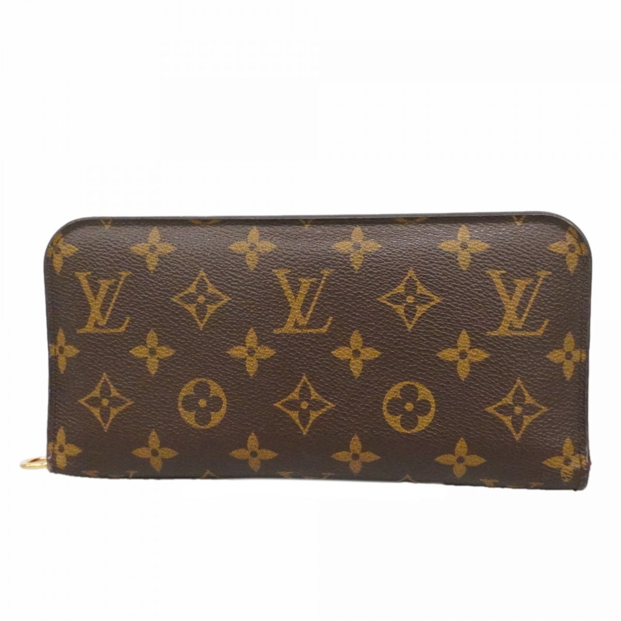 Louis Vuitton Brown Rose Long Wallet (Bi-Fold) (Pre-Owned)