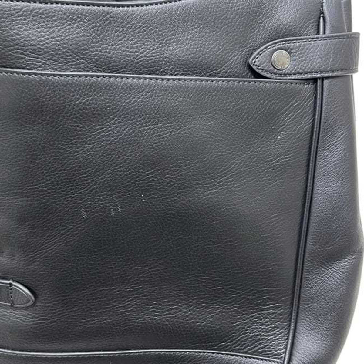 Coach Black Leather Crossbody Bag Shoulder Bag (Pre-Owned)