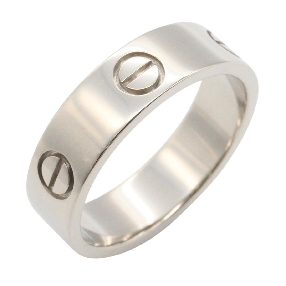 Cartier Silver White Gold (18K) Band Ring (Pre-Owned)