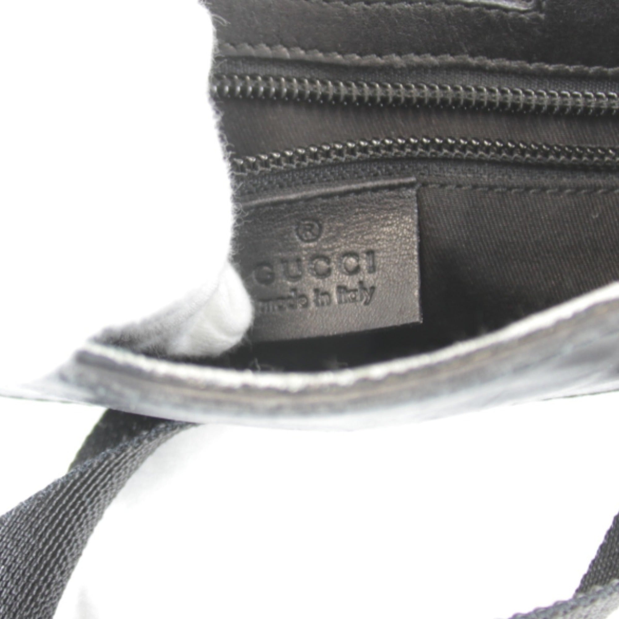 Gucci Black Leather Shoulder Bag (Pre-Owned)