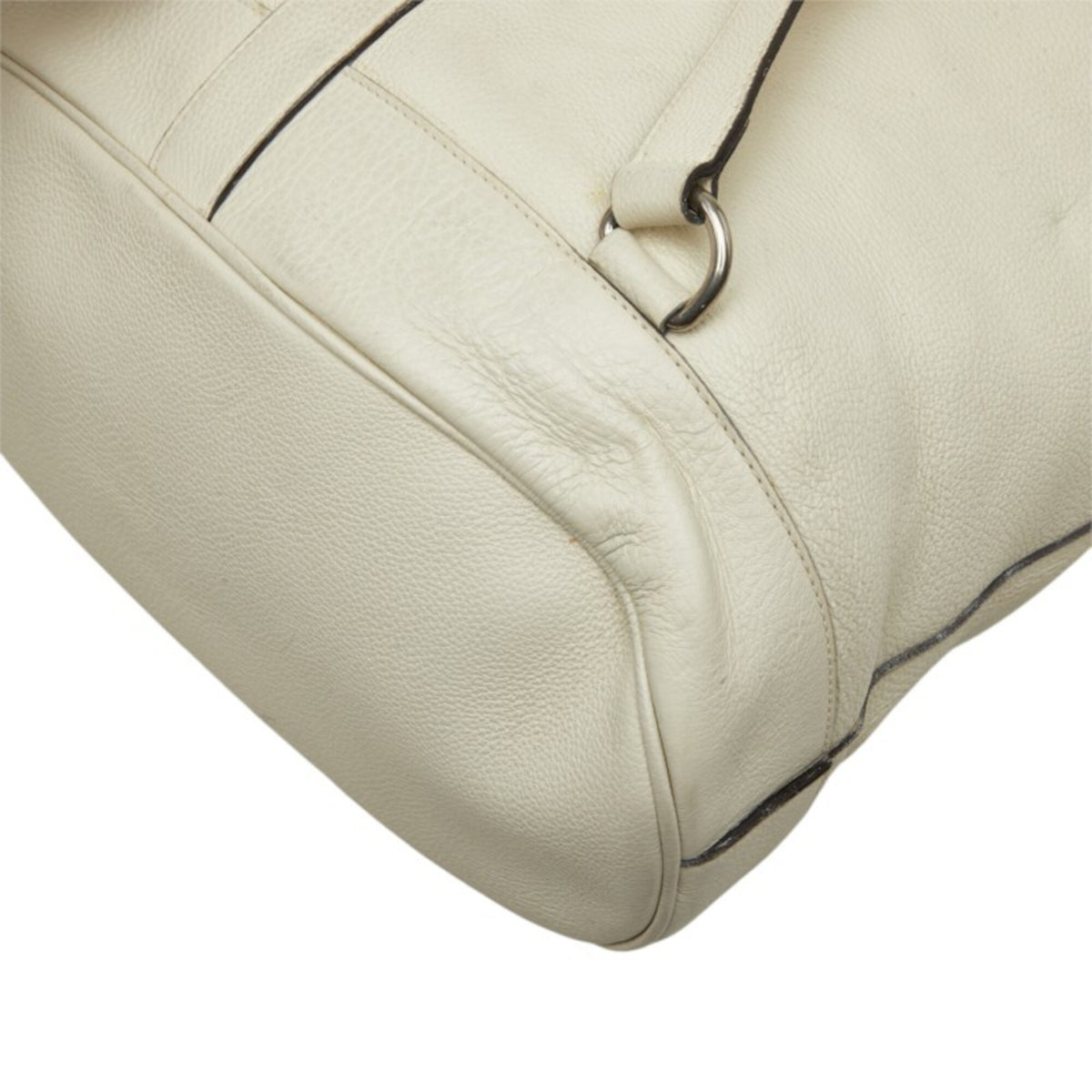 Gucci White Leather Backpack (Pre-Owned)