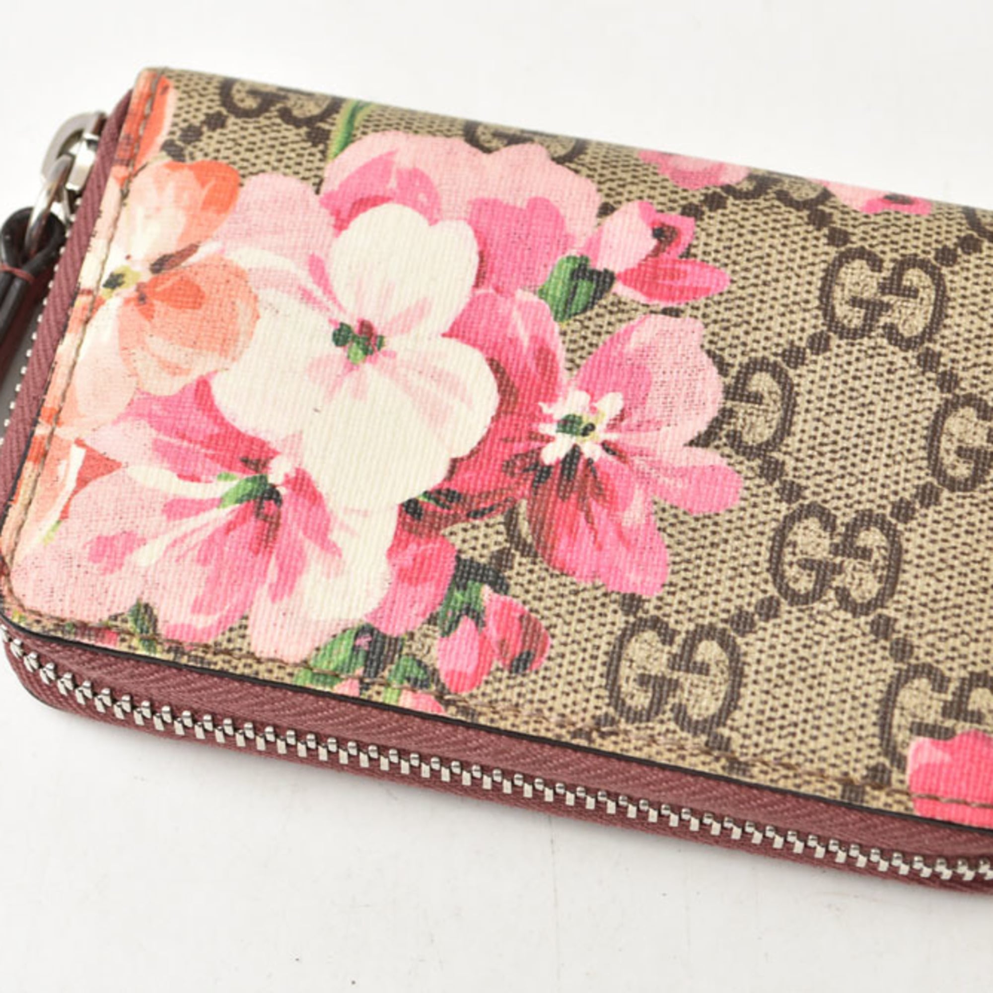 Gucci Pink Gg Plus Long Wallet (Bi-Fold) (Pre-Owned)