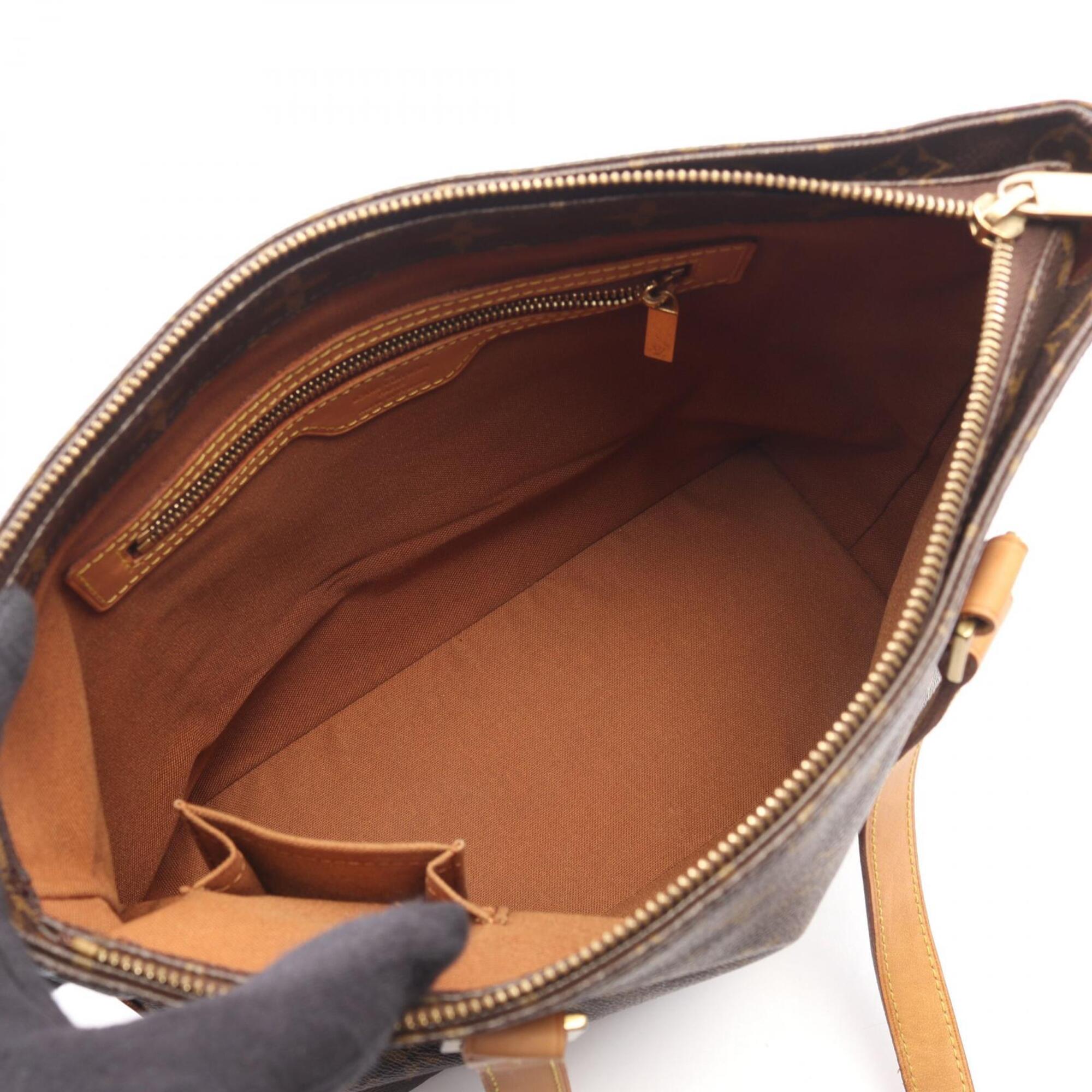 Louis Vuitton Brown Monogram Monogram Leather Handbag Shoulder Bag (Pre-Owned)