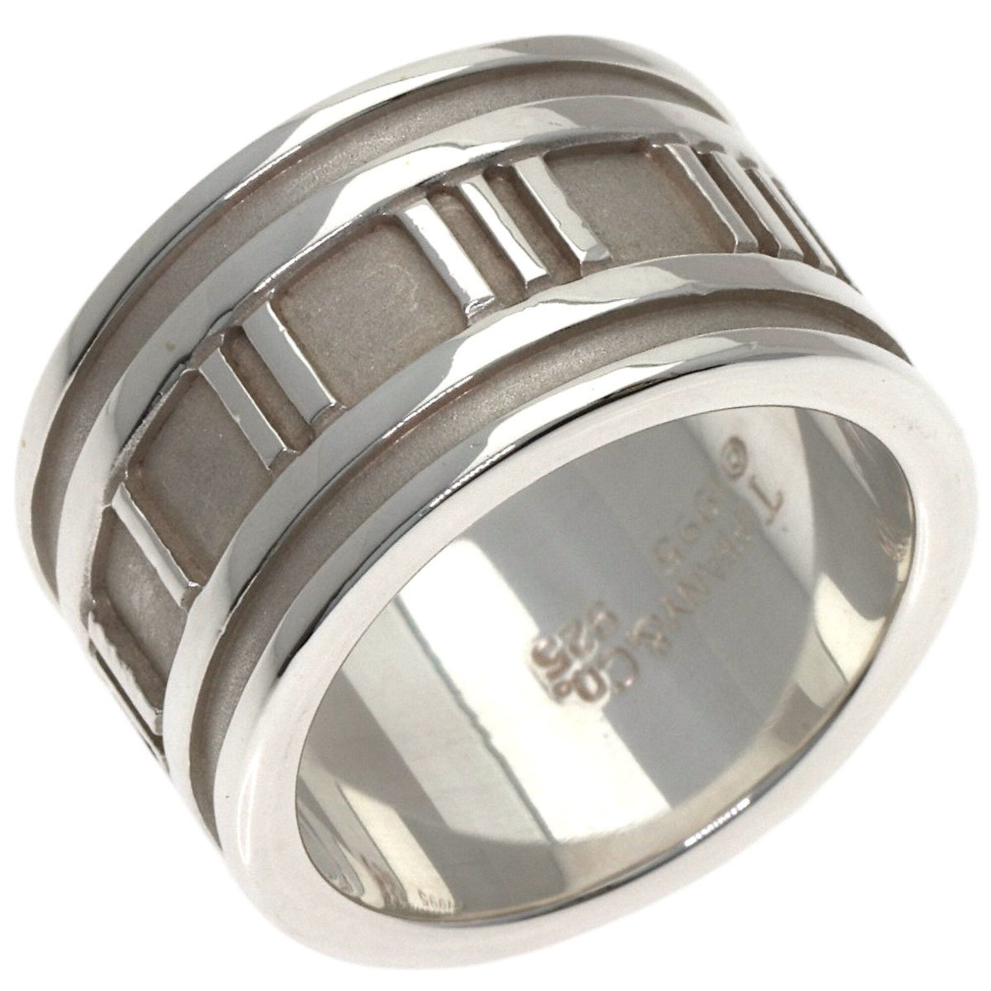 Tiffany Atlas Silver Band Ring (Pre-Owned)