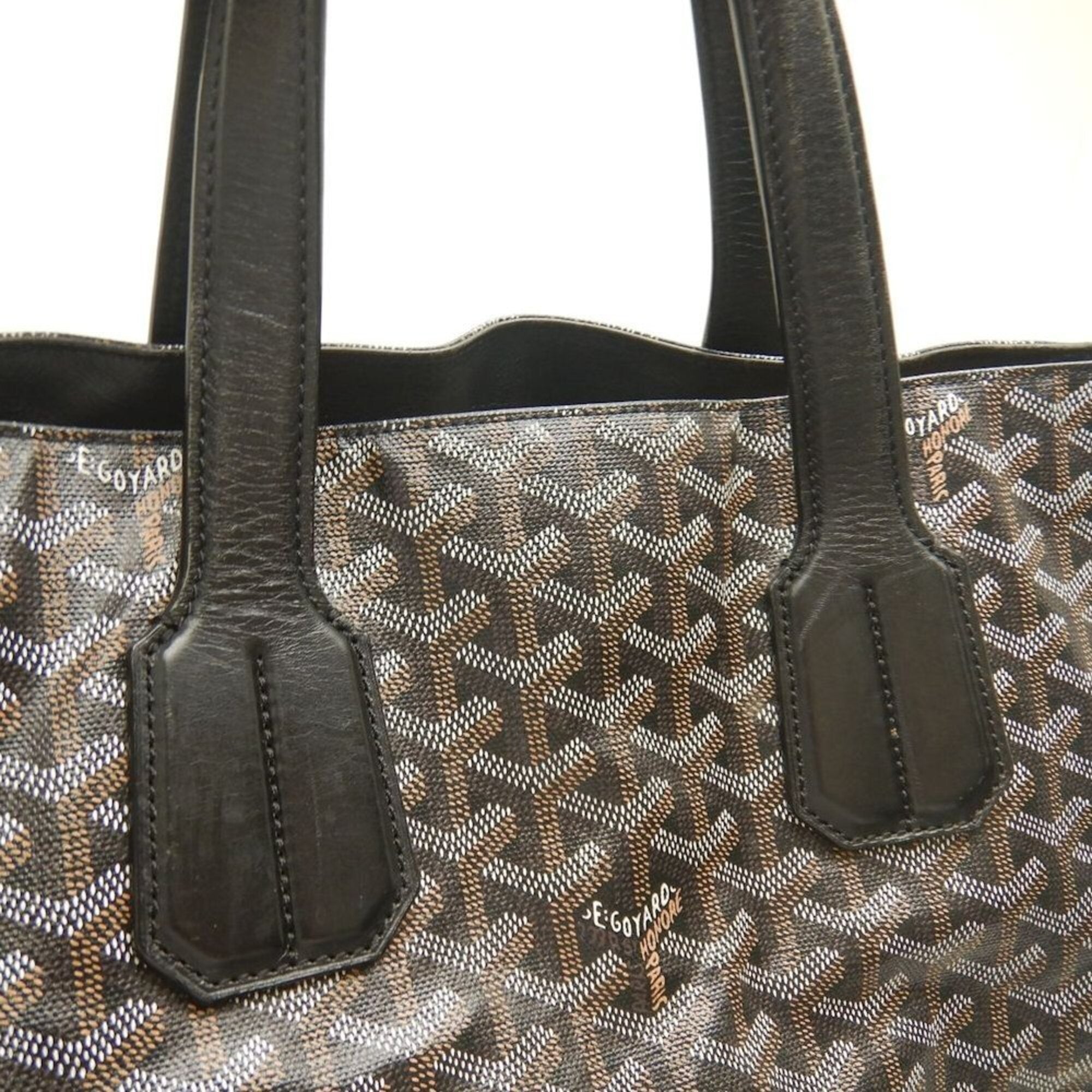 Goyard Black Coated Canvas Tote Bag (Pre-Owned)