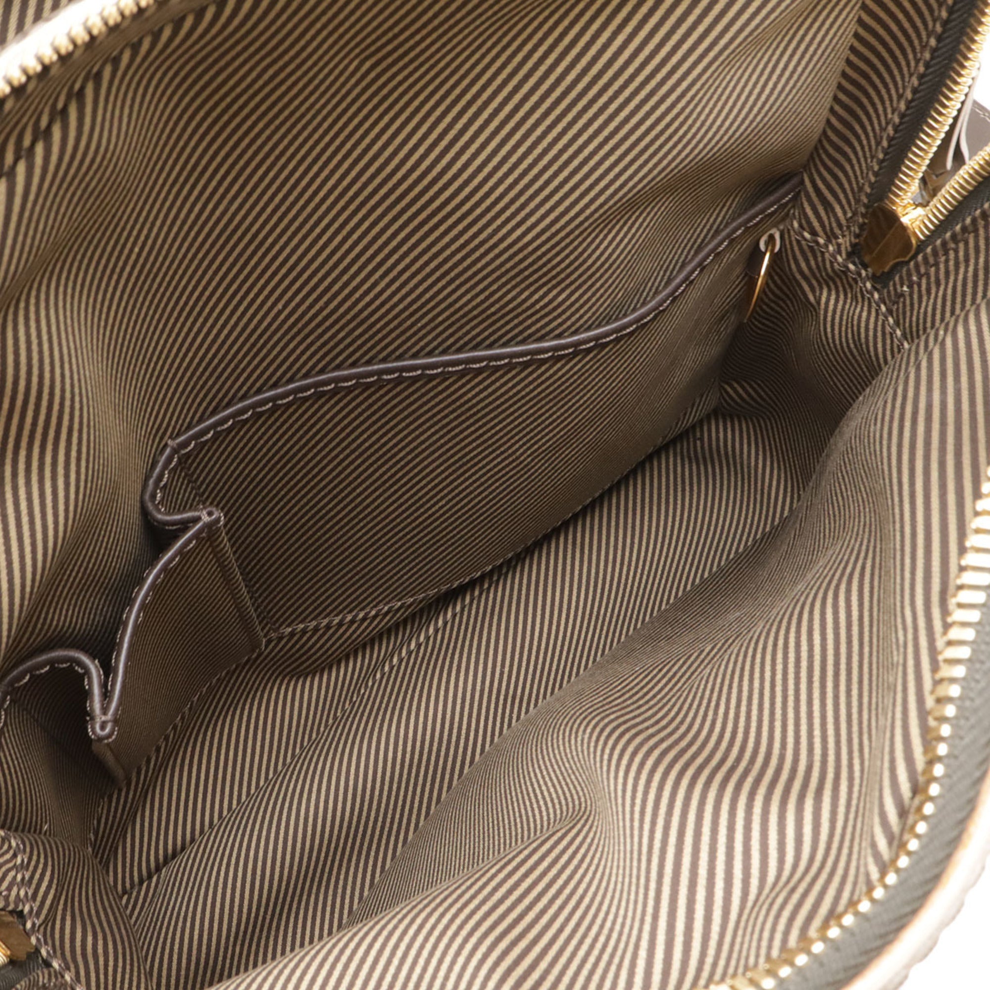 Louis Vuitton Brown Leather Shoulder Bag (Pre-Owned)