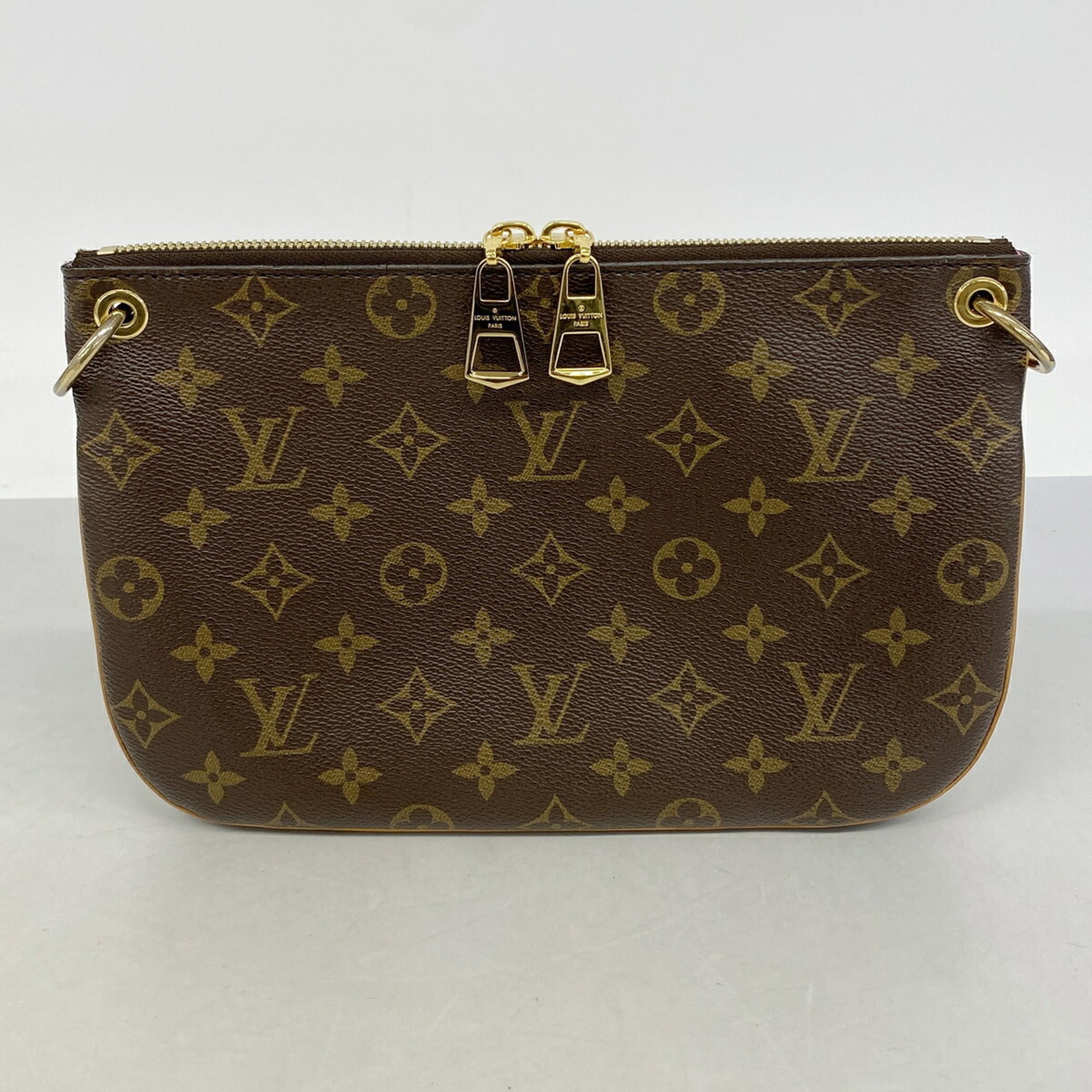 Louis Vuitton Brown Hot Pink Shoulder Bag (Pre-Owned)
