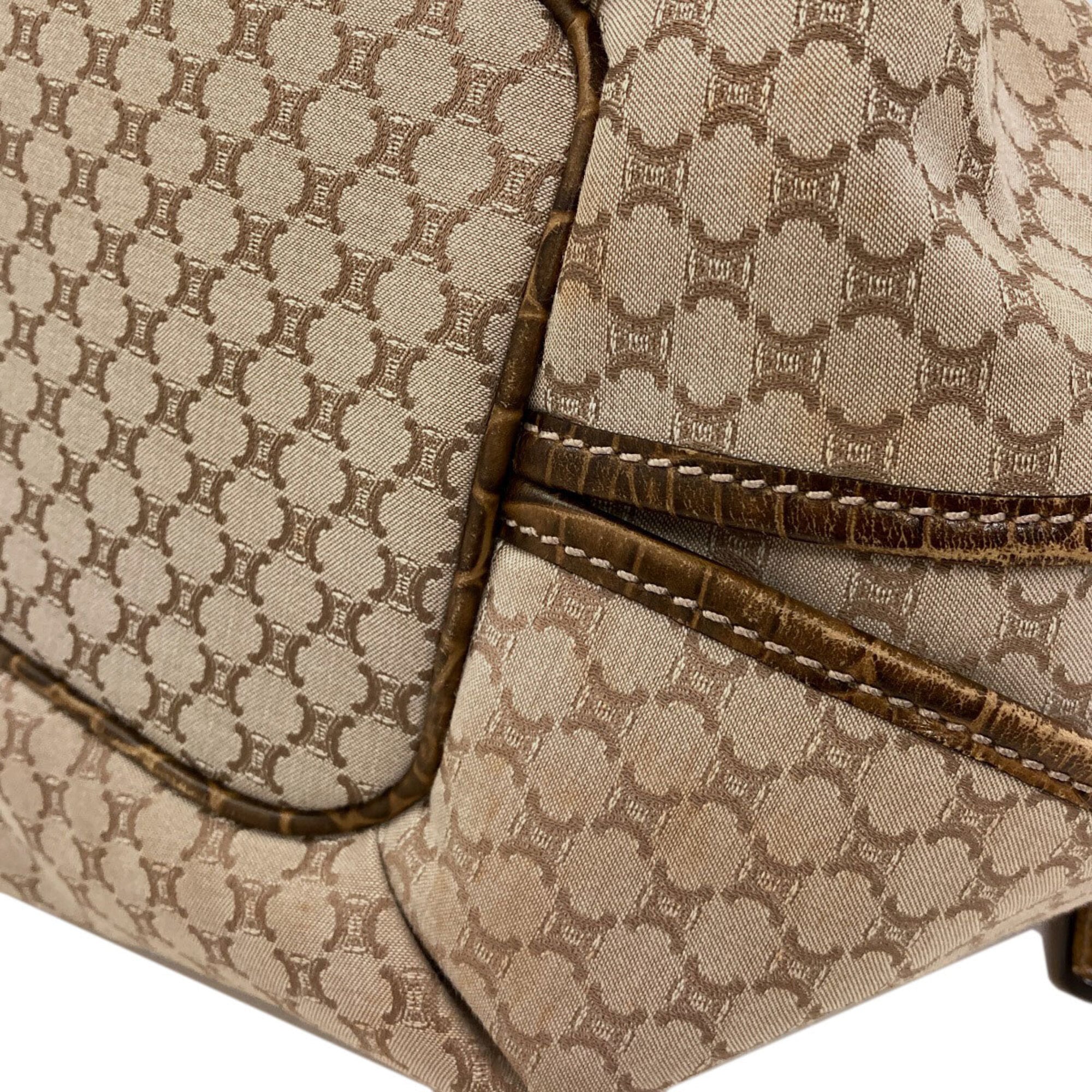 Celine Beige Canvas Tote Bag (Pre-Owned)