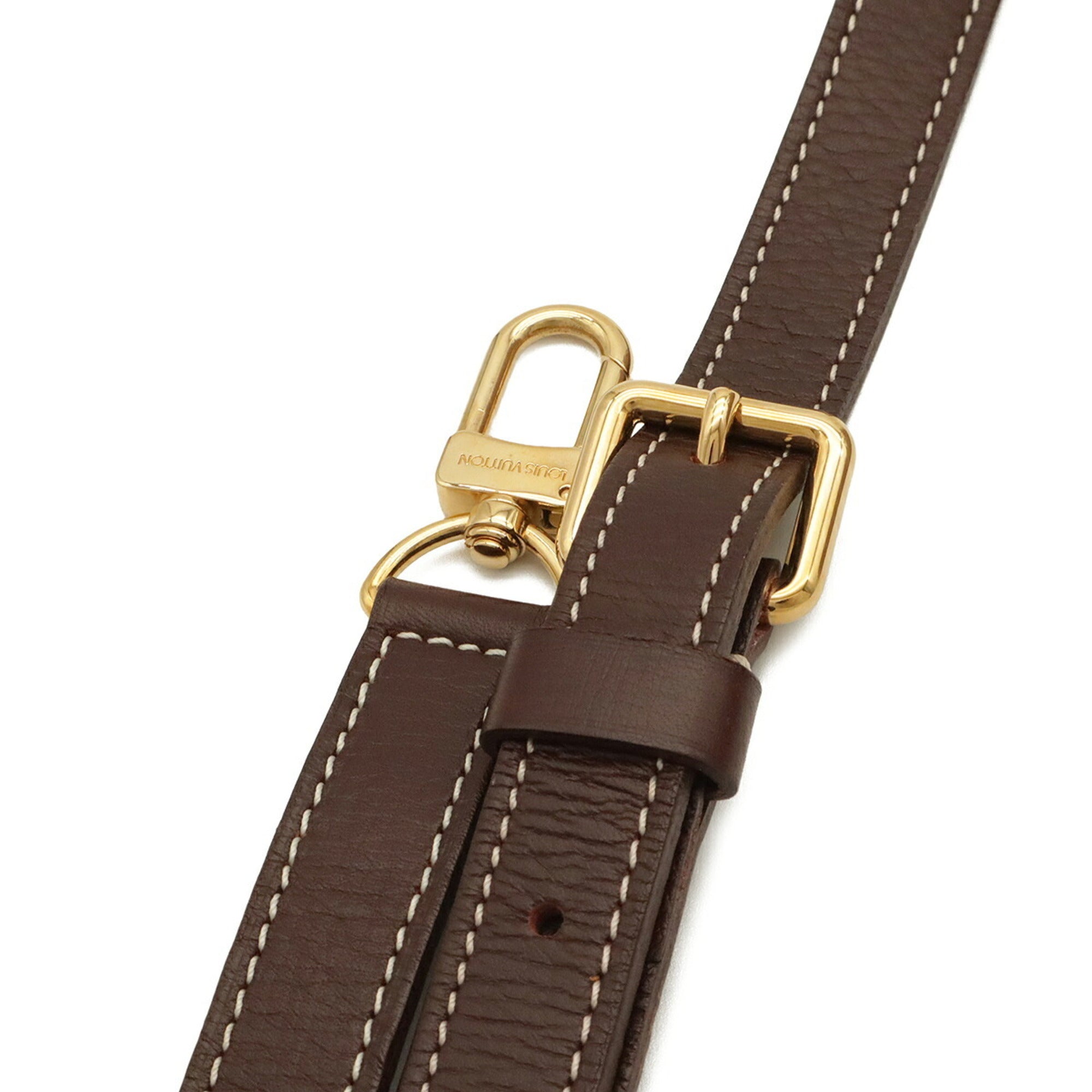 Louis Vuitton Sepia Canvas Leather Handbag Shoulder Bag (Pre-Owned)