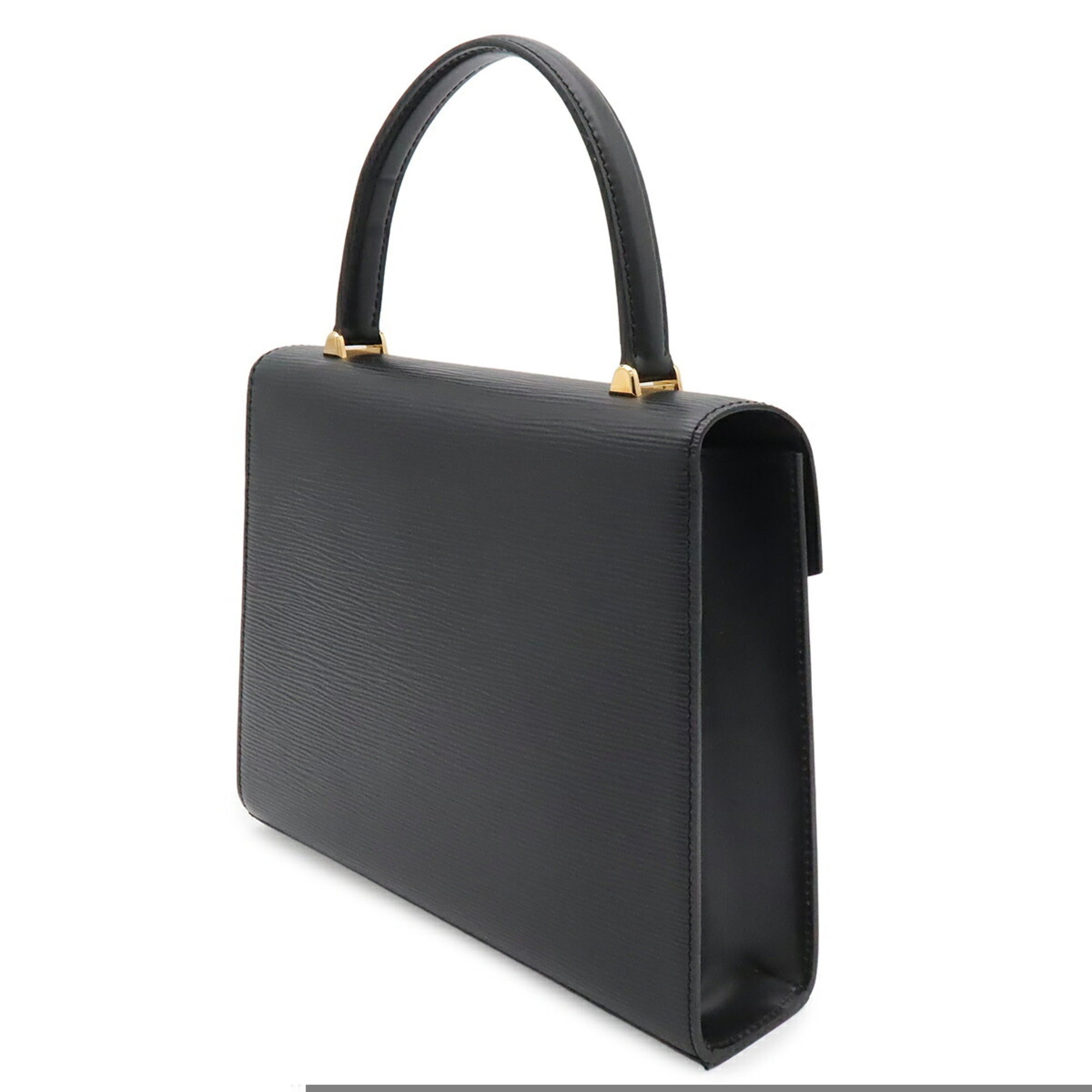 Louis Vuitton Epi Black Noir Epi Leather Handbag (Pre-Owned)