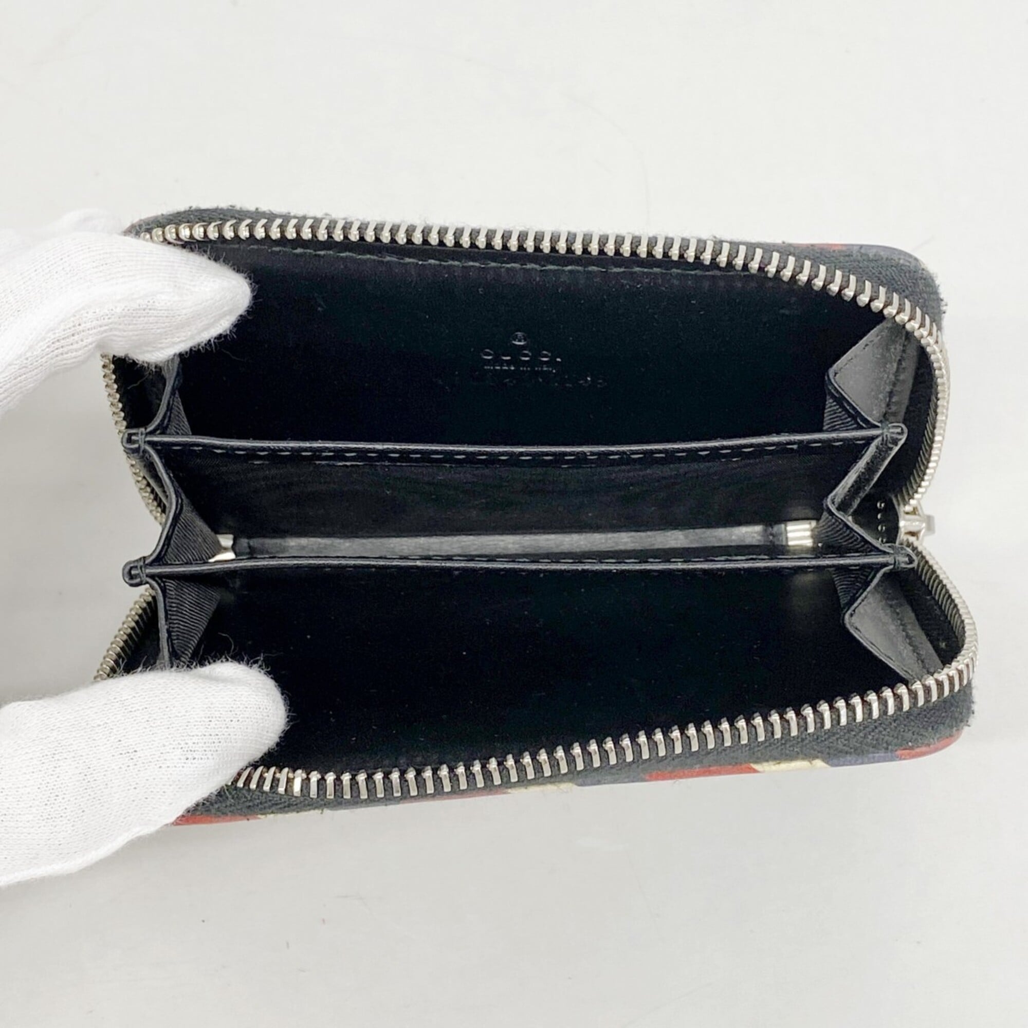 Gucci Black Pvc Coin Purse/Coin Case (Pre-Owned)
