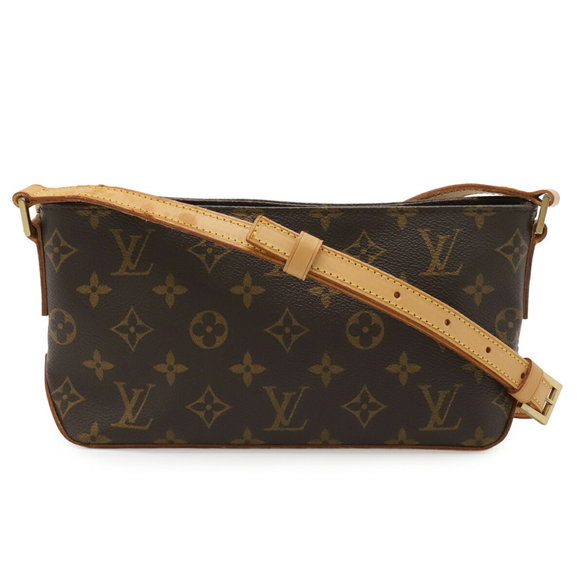 Louis Vuitton Brown Monogram Canvas Pochette Shoulder Bag (Pre-Owned)