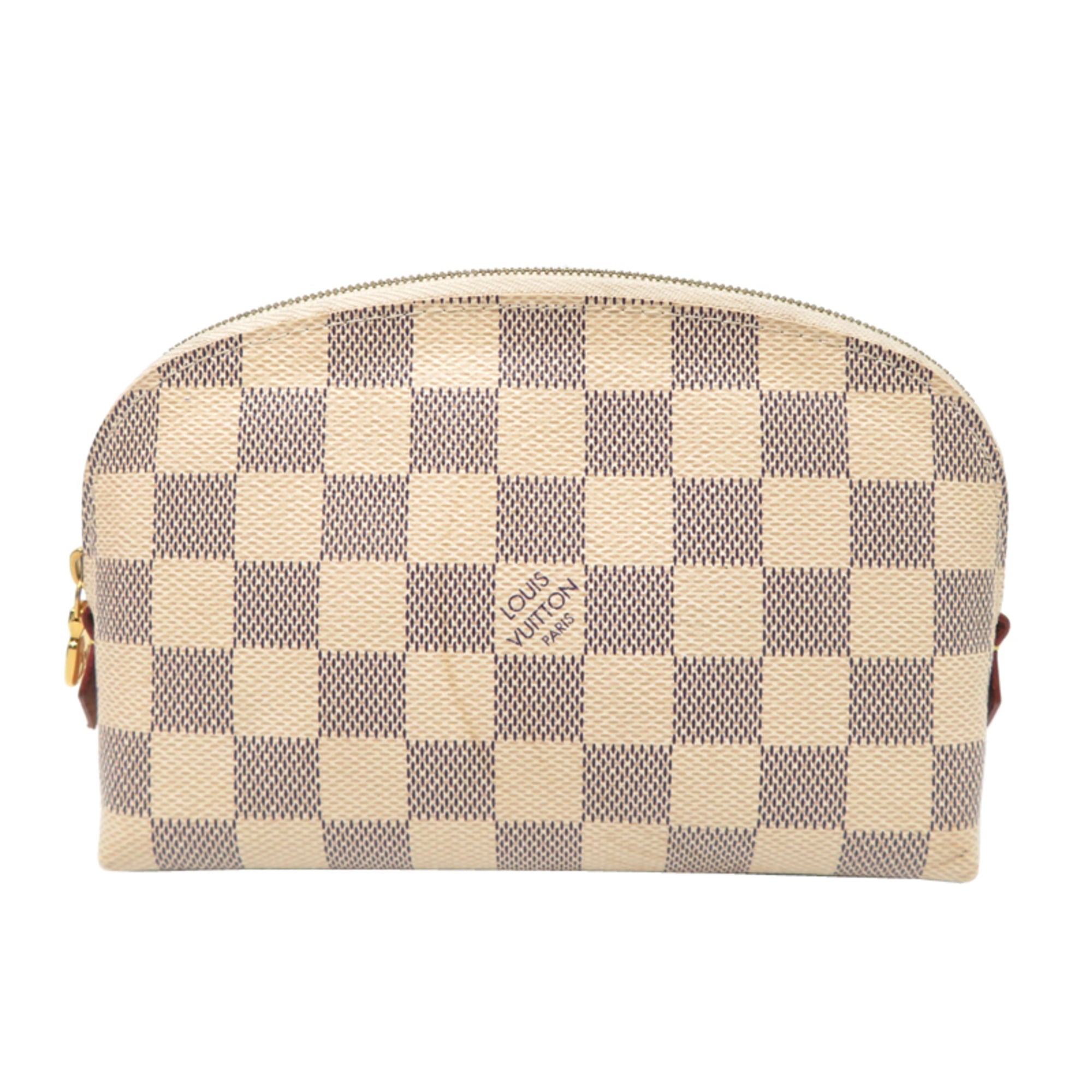 Louis Vuitton White Damier Azur Pochette Pouch (Pre-Owned)