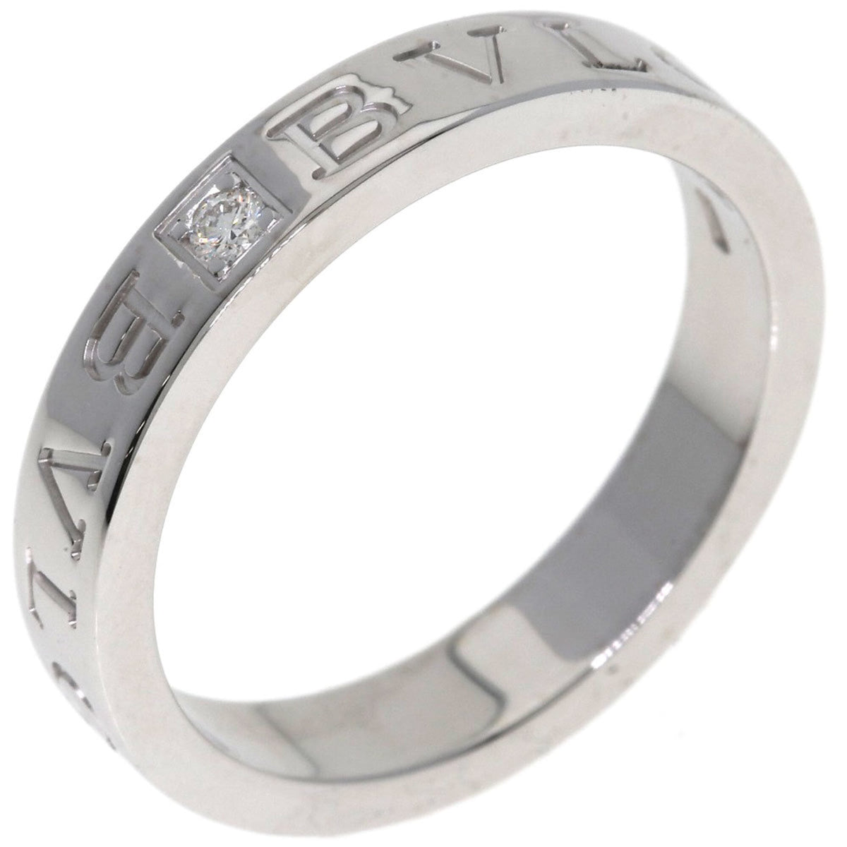 Bvlgari White Gold (18K) Band Ring (Pre-Owned)