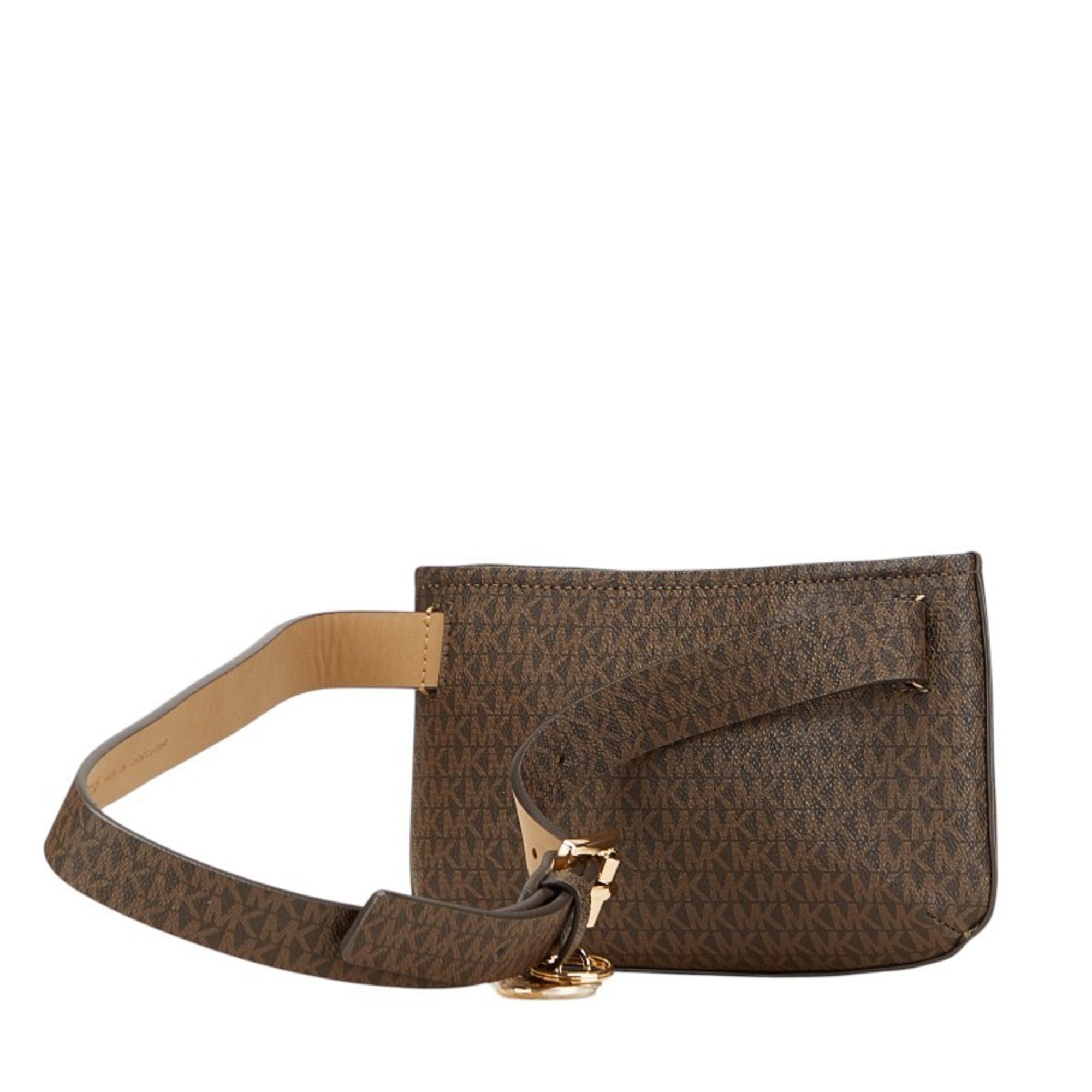 Michael Kors Brown Pvc Fanny Pack (Pre-Owned)