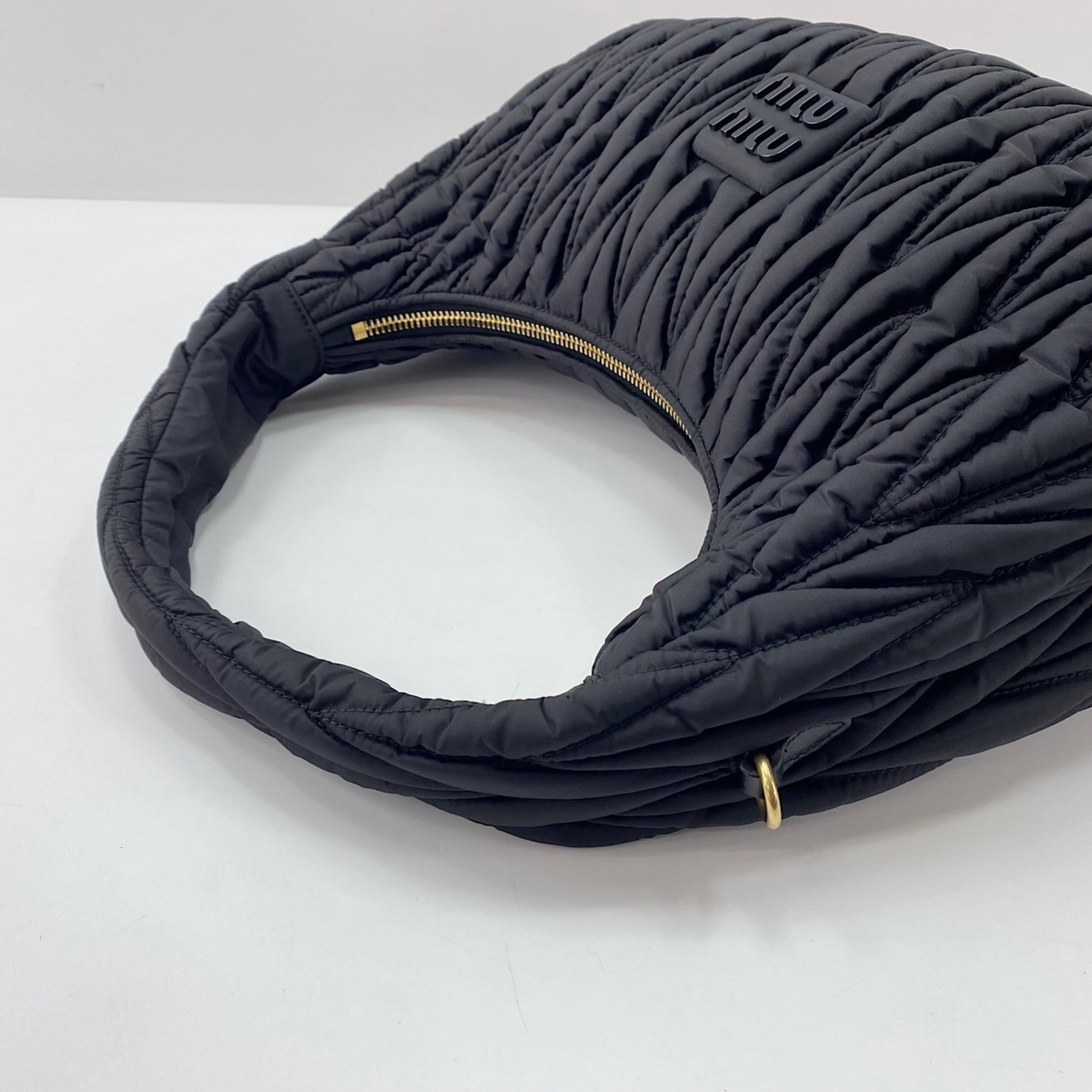 Miu Miu Black Nylon Handbag (Pre-Owned)