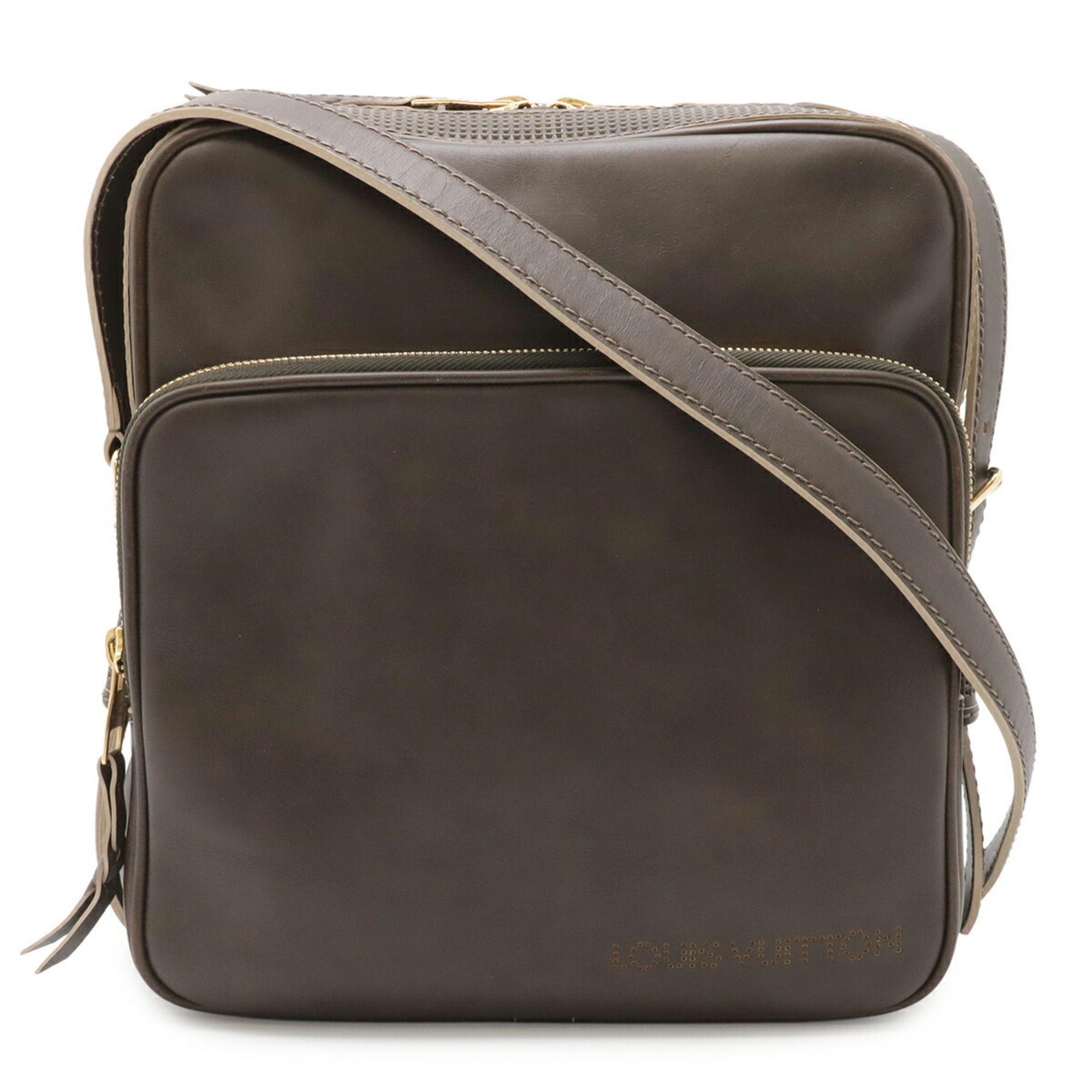 Louis Vuitton Brown Leather Shoulder Bag (Pre-Owned)