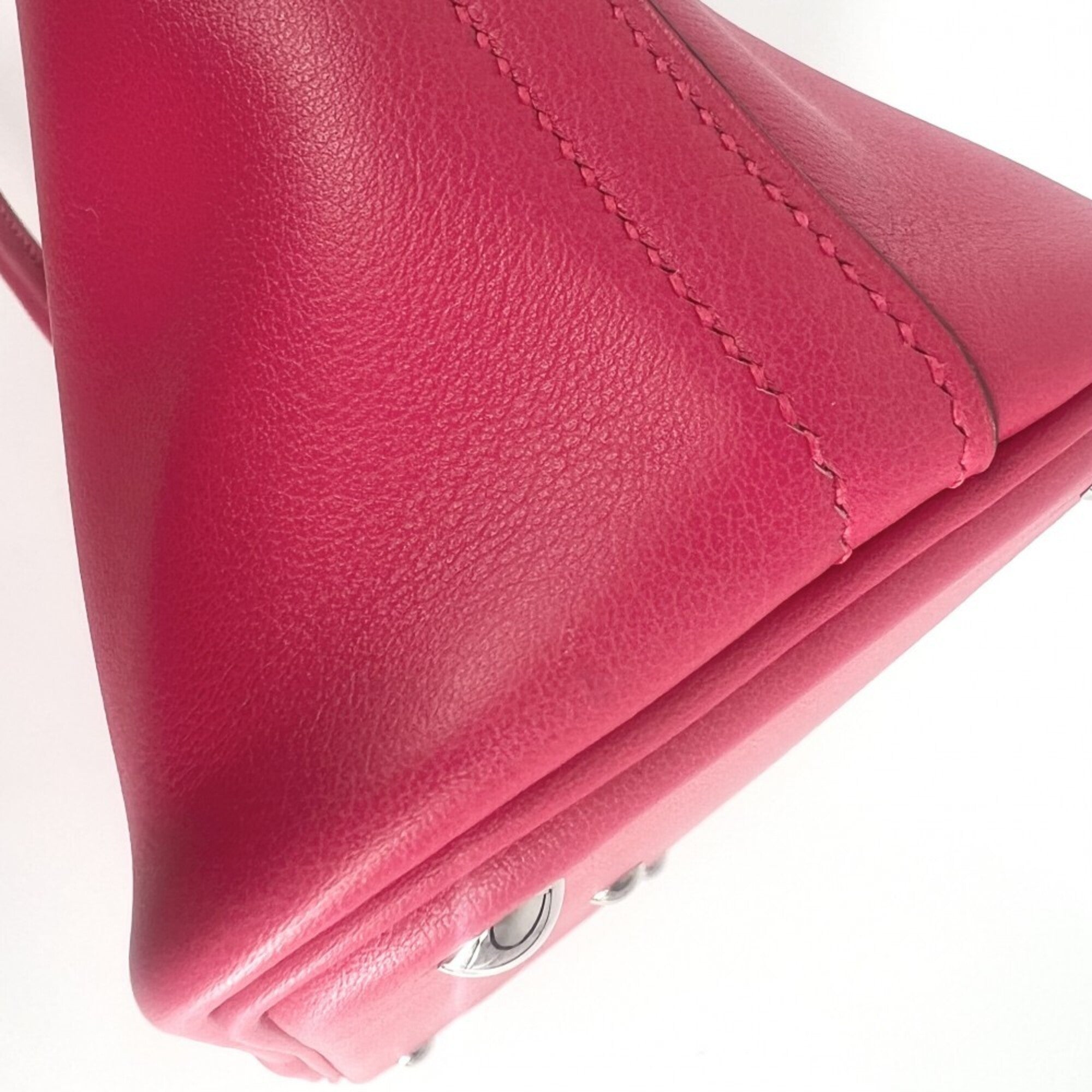 Hermes Pink Swift Leather Handbag Shoulder Bag (Pre-Owned)