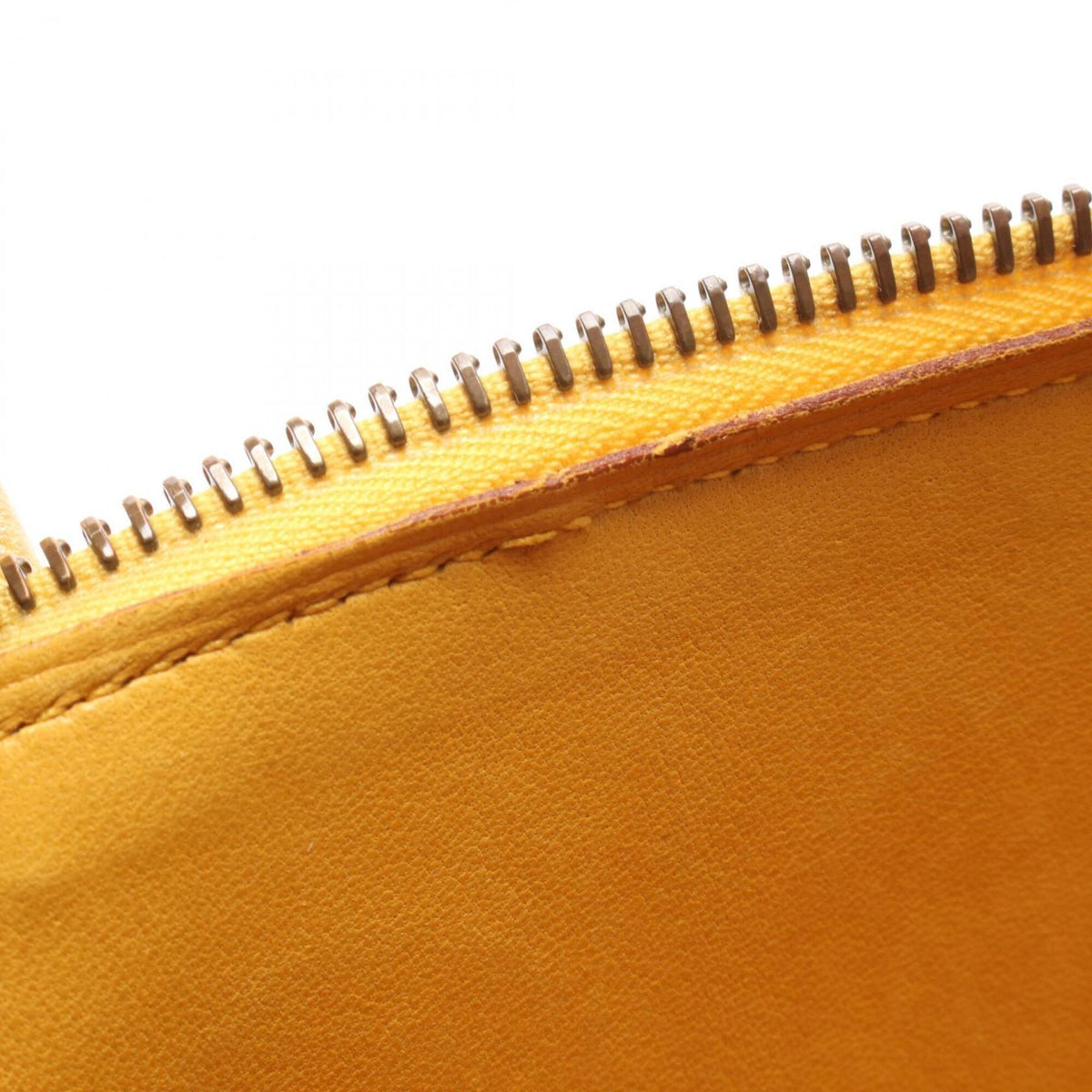 Hermes Yellow Courchevel Leather Handbag (Pre-Owned)