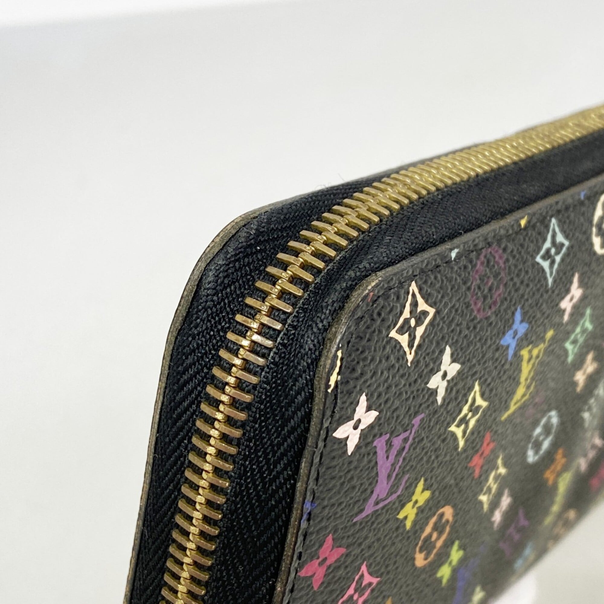 Louis Vuitton Noir Violet Long Wallet (Bi-Fold) (Pre-Owned)